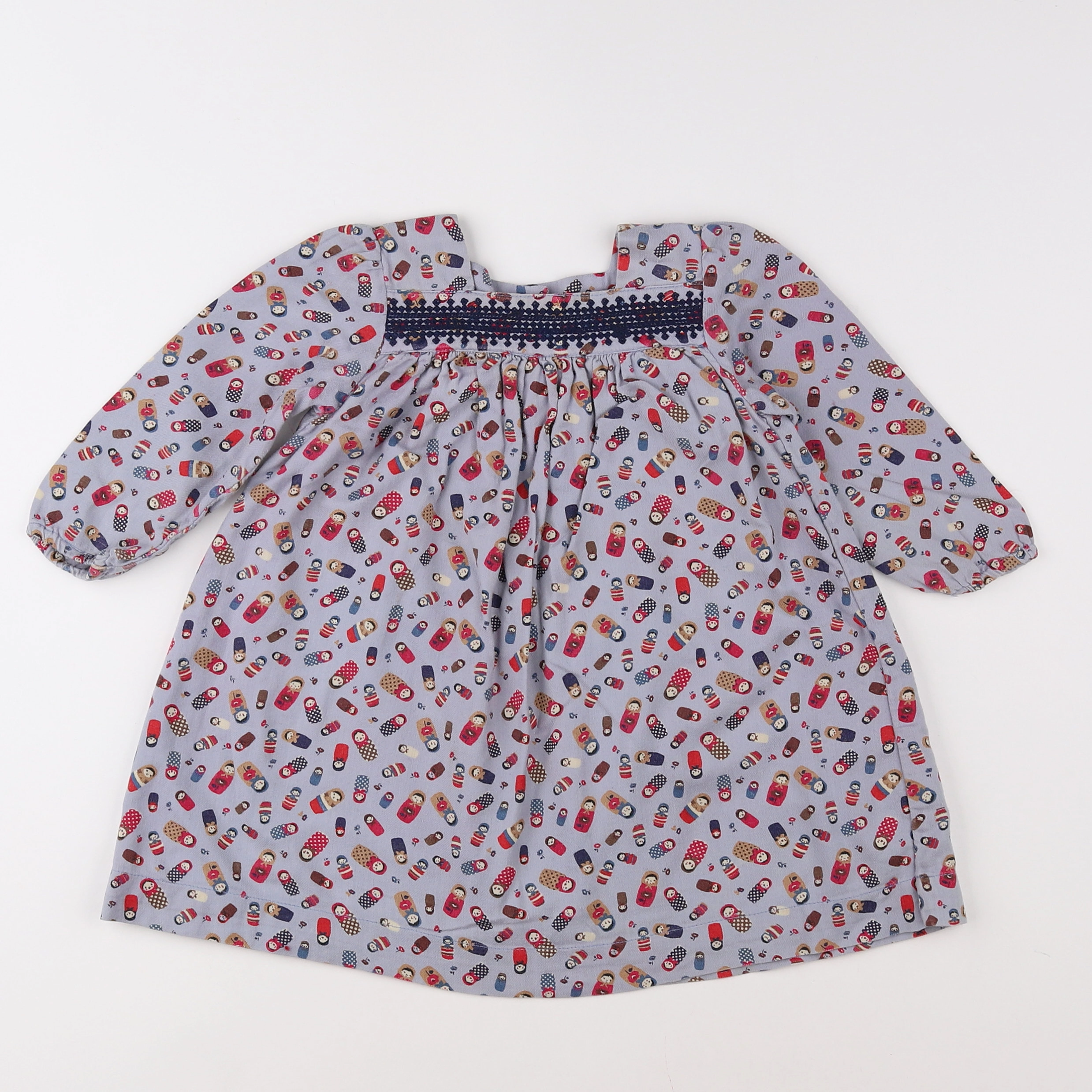 Boutchou - robe multicolore - 12 mois