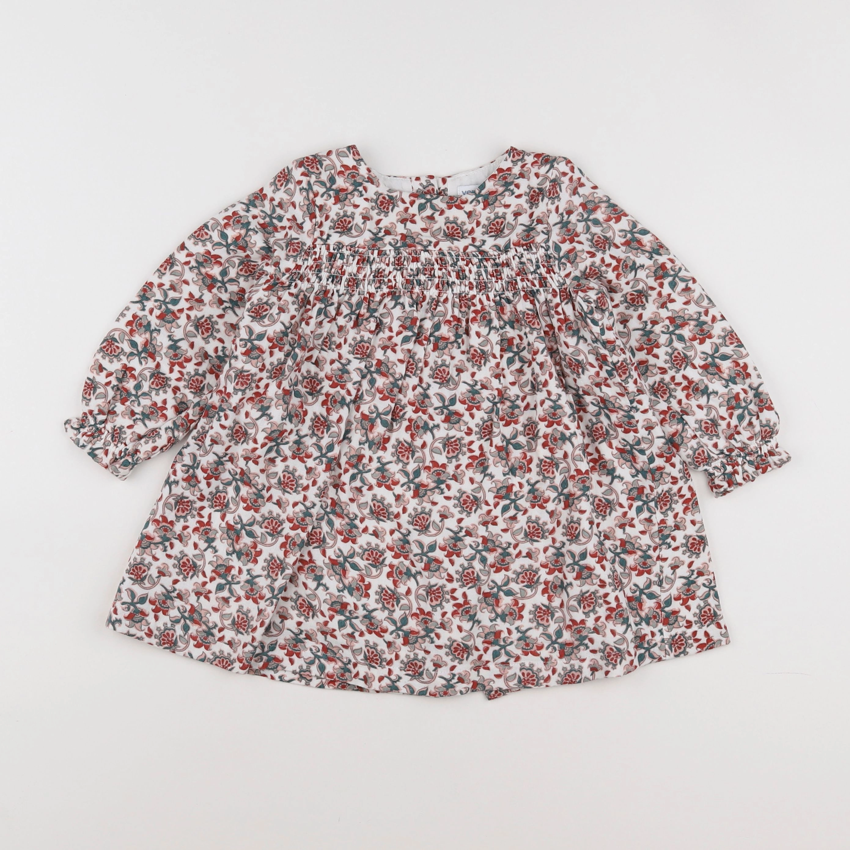 Vertbaudet - robe multicolore - 18 mois