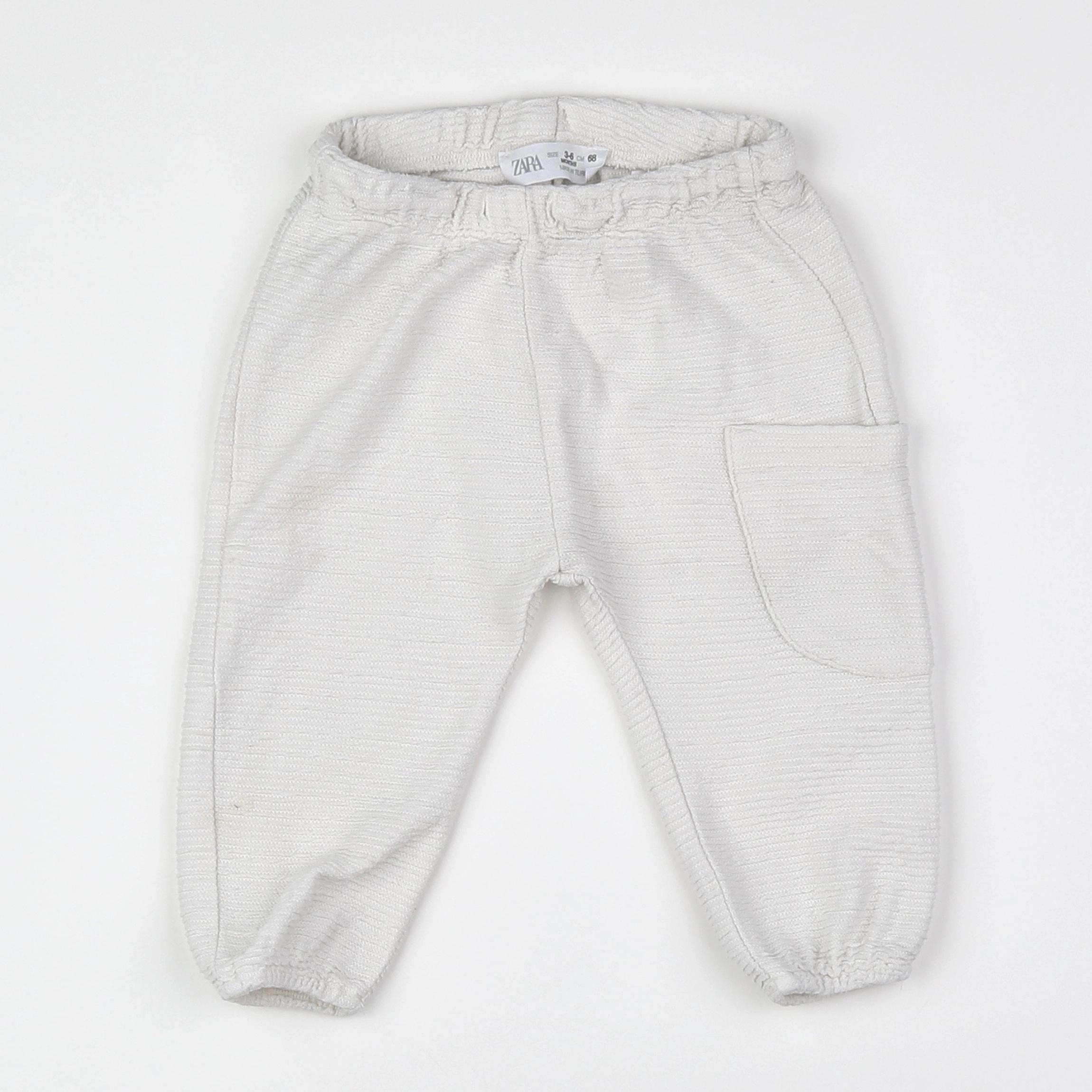 Zara - pantalon blanc - 3/6 mois