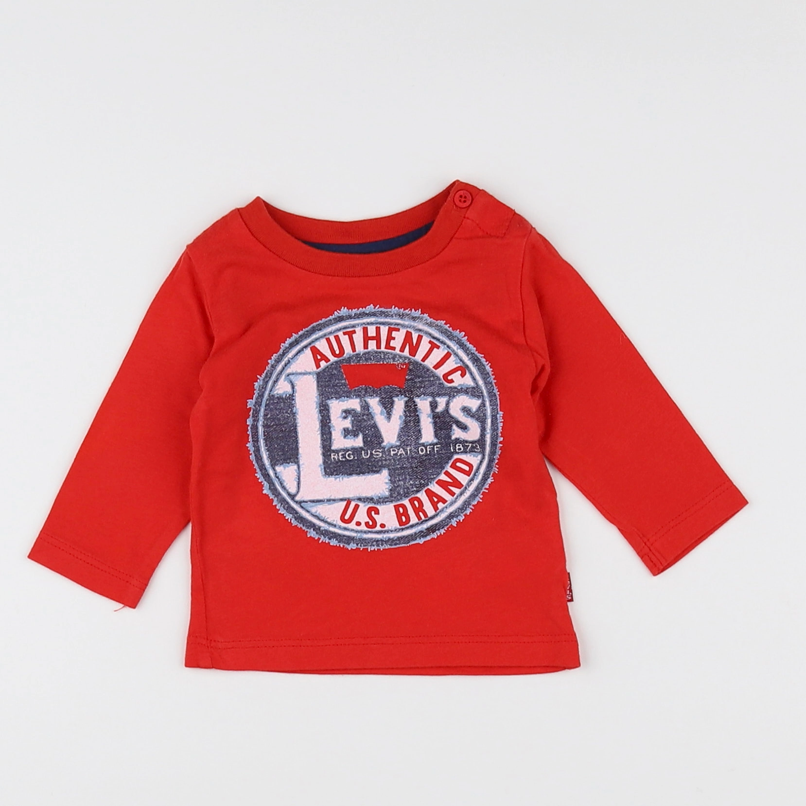 Levi's - tee-shirt rouge - 3 mois