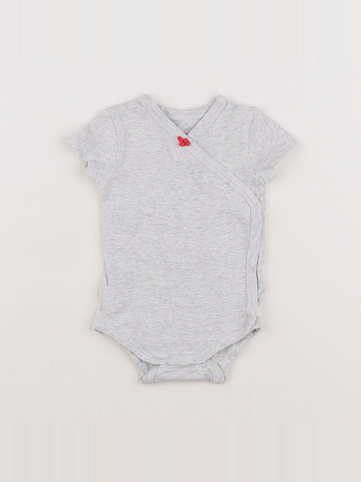 Tape à l'oeil - body gris - 3 mois