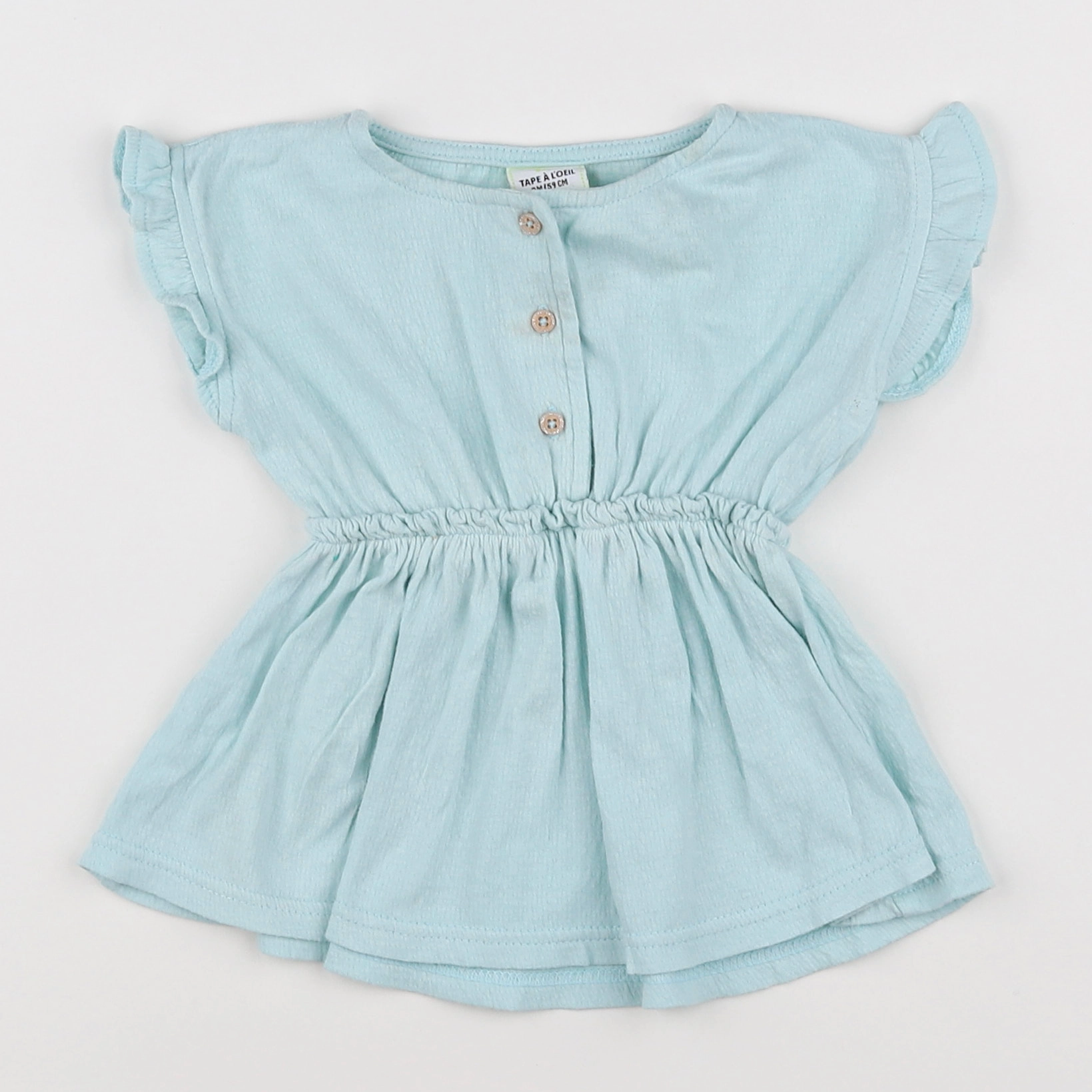 Tape à l'oeil - robe vert - 3 mois