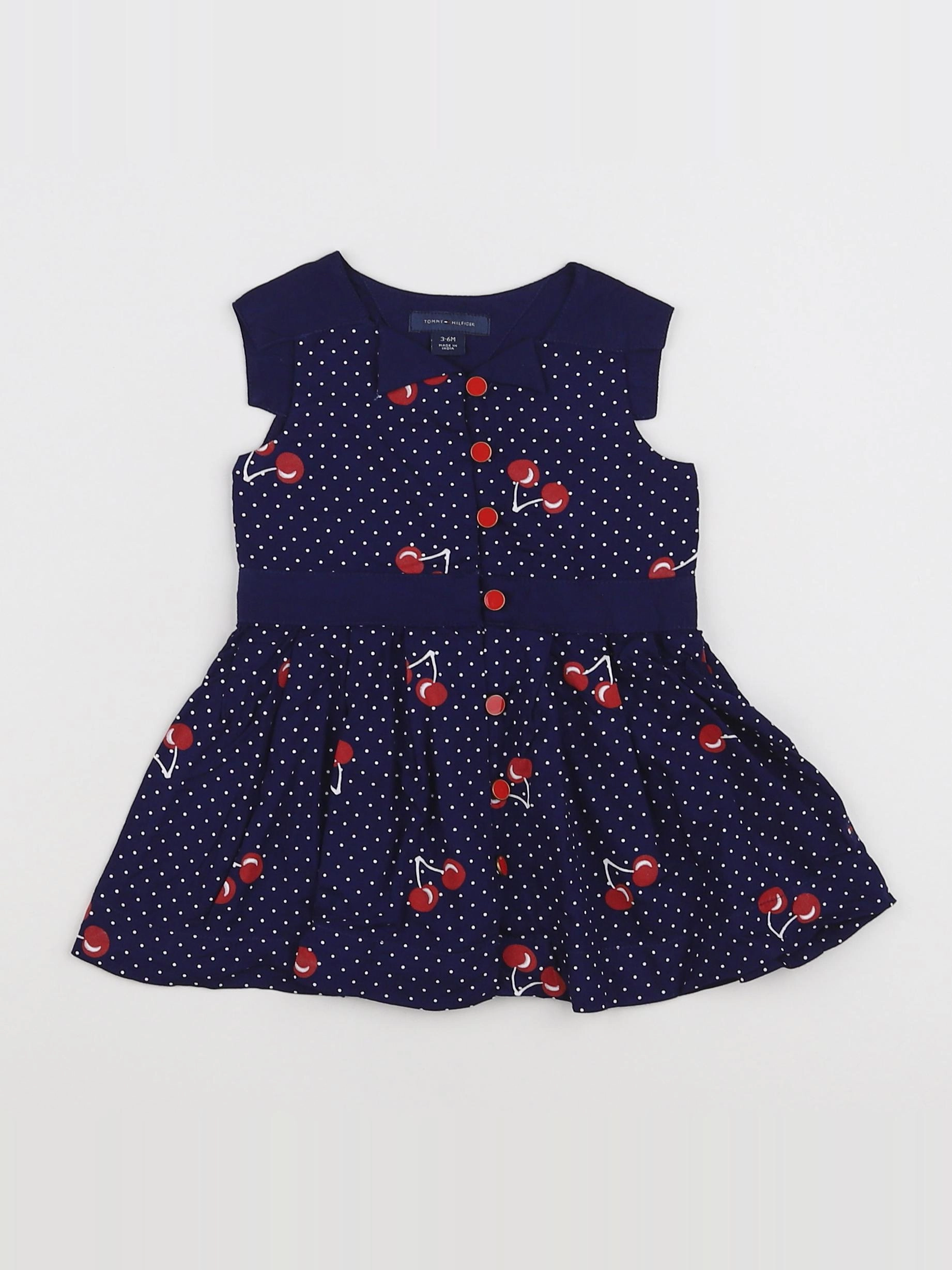Tommy Hilfiger - robe bleu - 3/6 mois