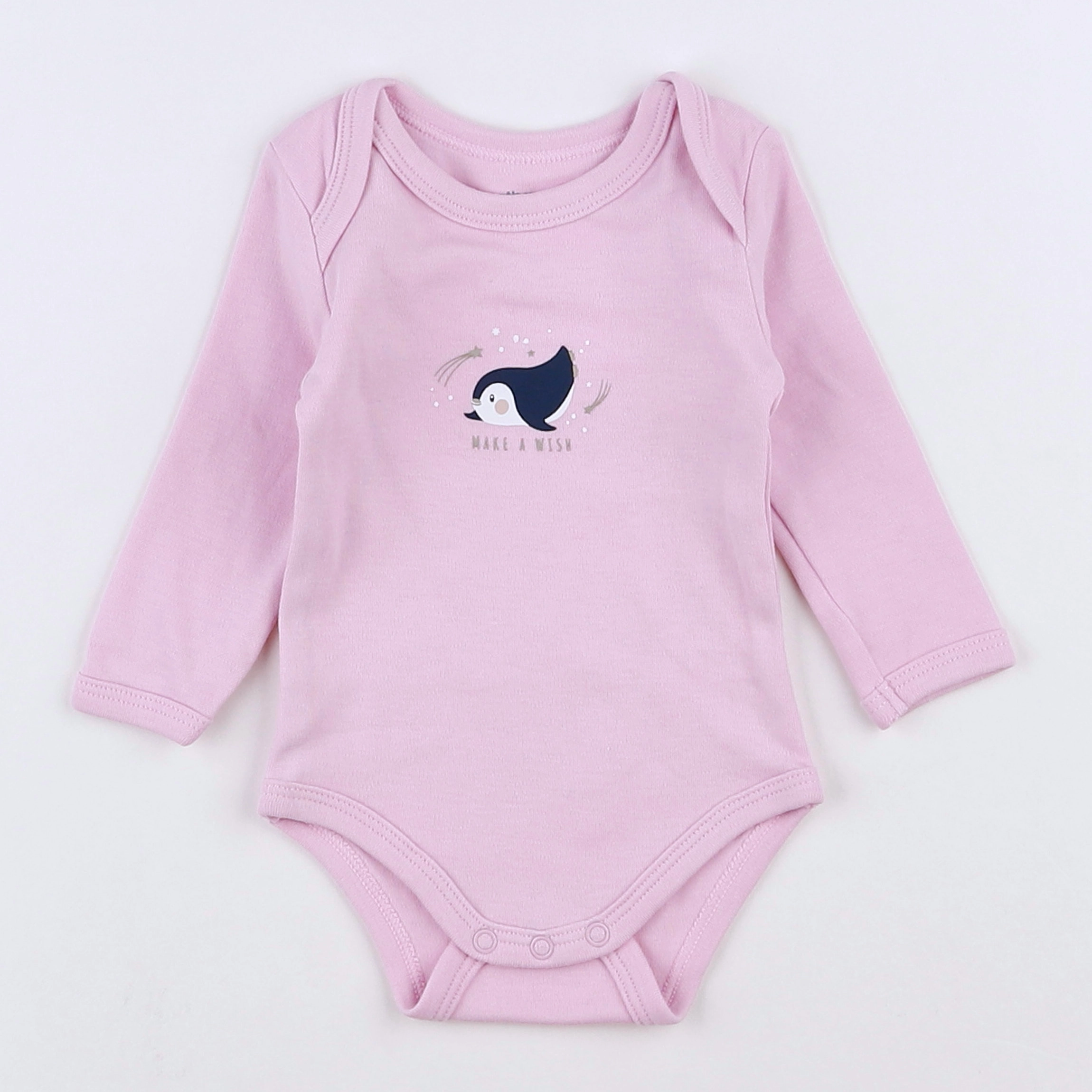 Vertbaudet - body rose - 3 mois