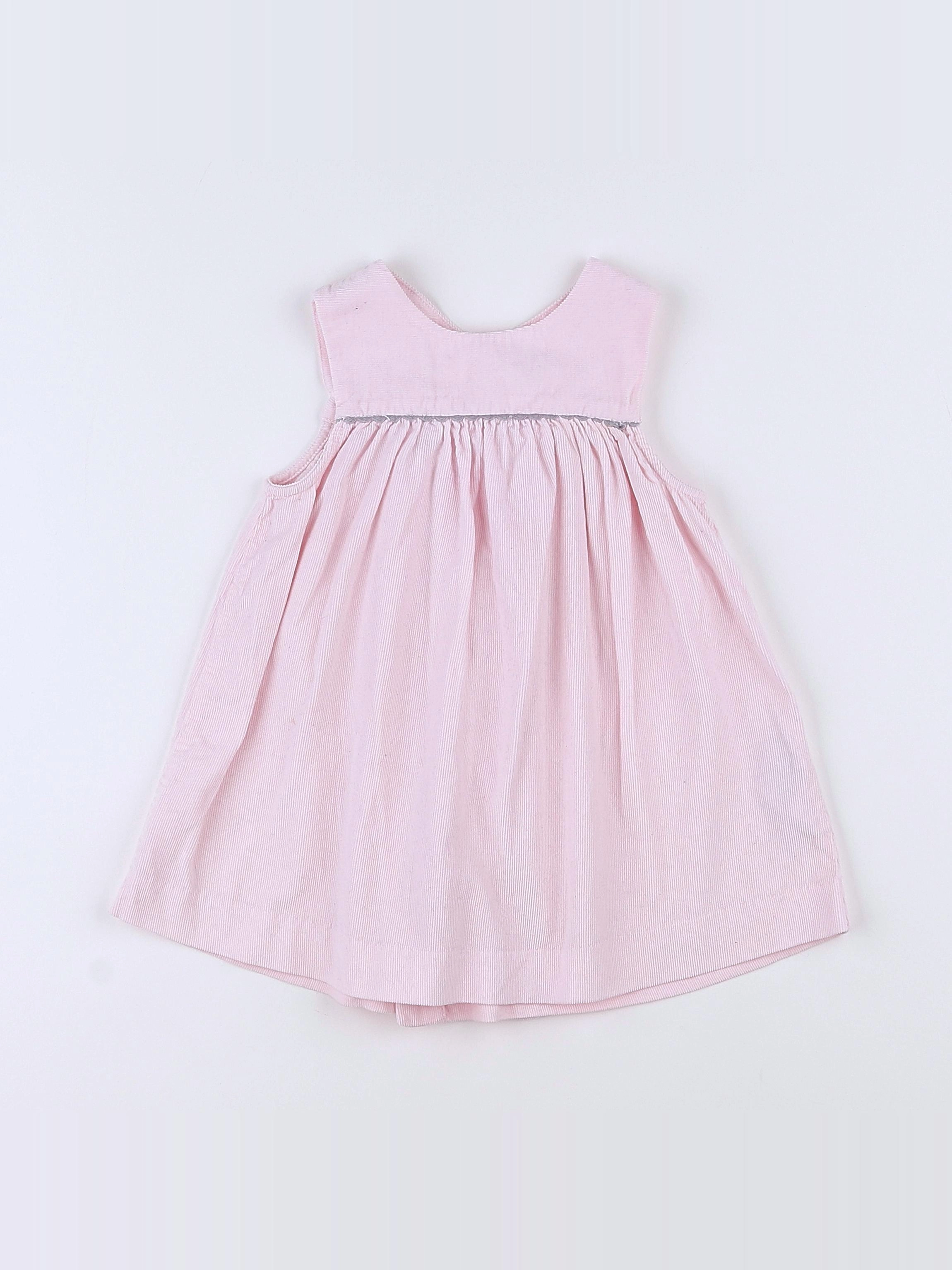 Jacadi - robe rose - 12 mois