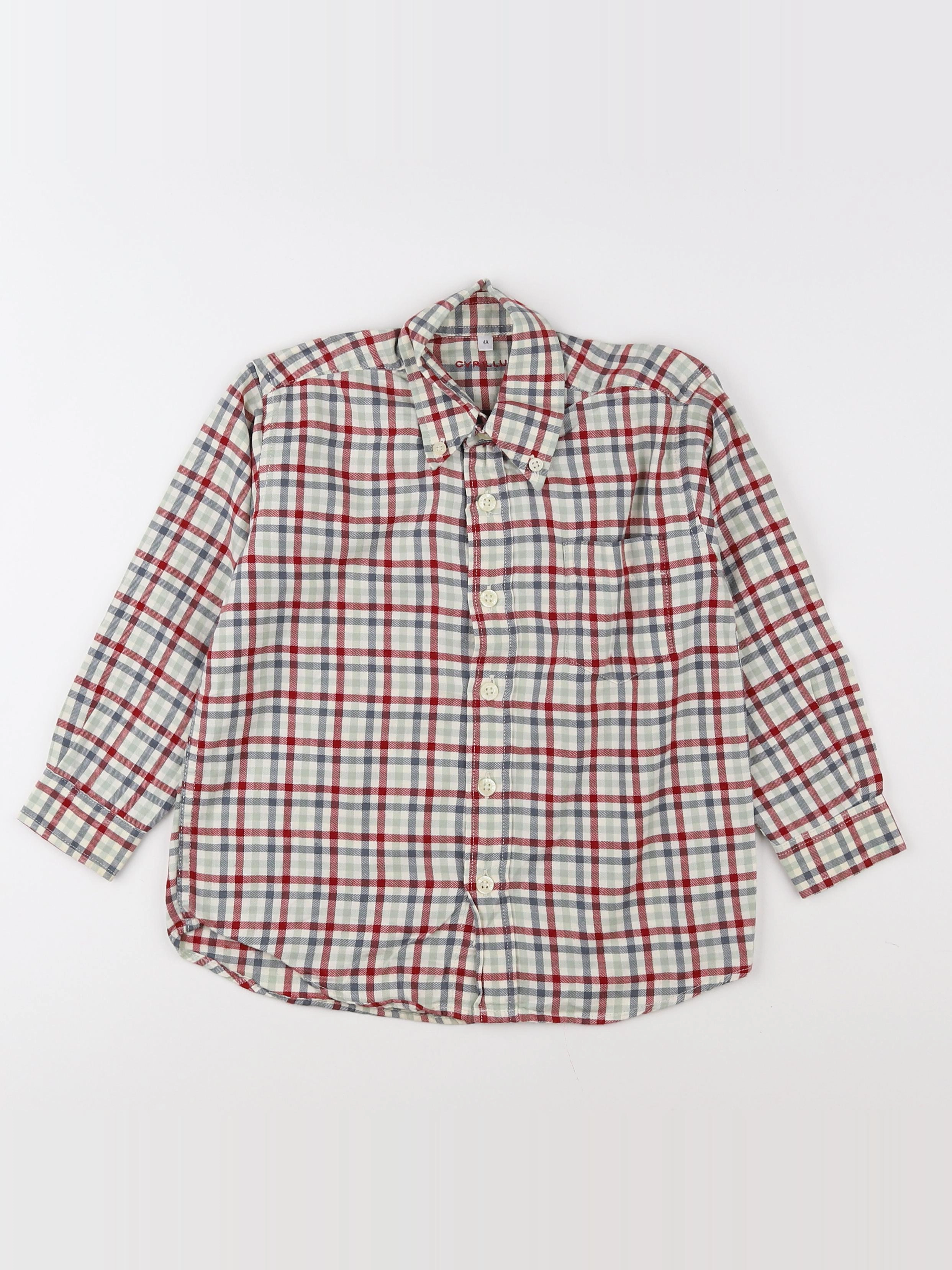 Cyrillus - chemise multicolore - 4 ans