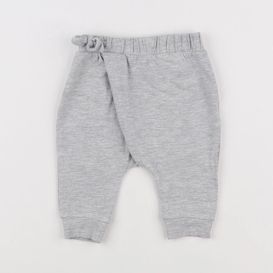 Vertbaudet - pantalon gris - 3 mois