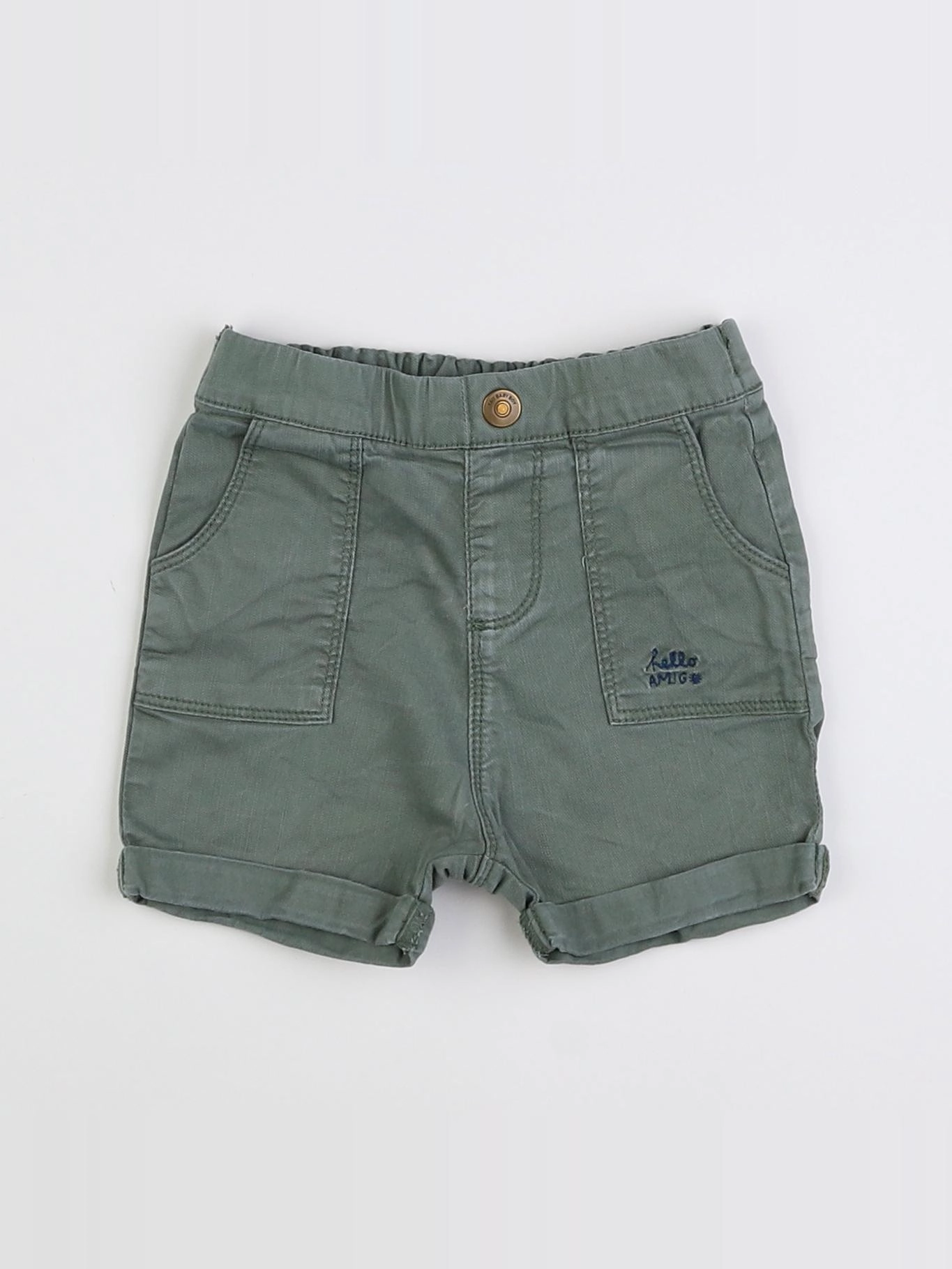 Tape à l'oeil - short vert - 12 mois