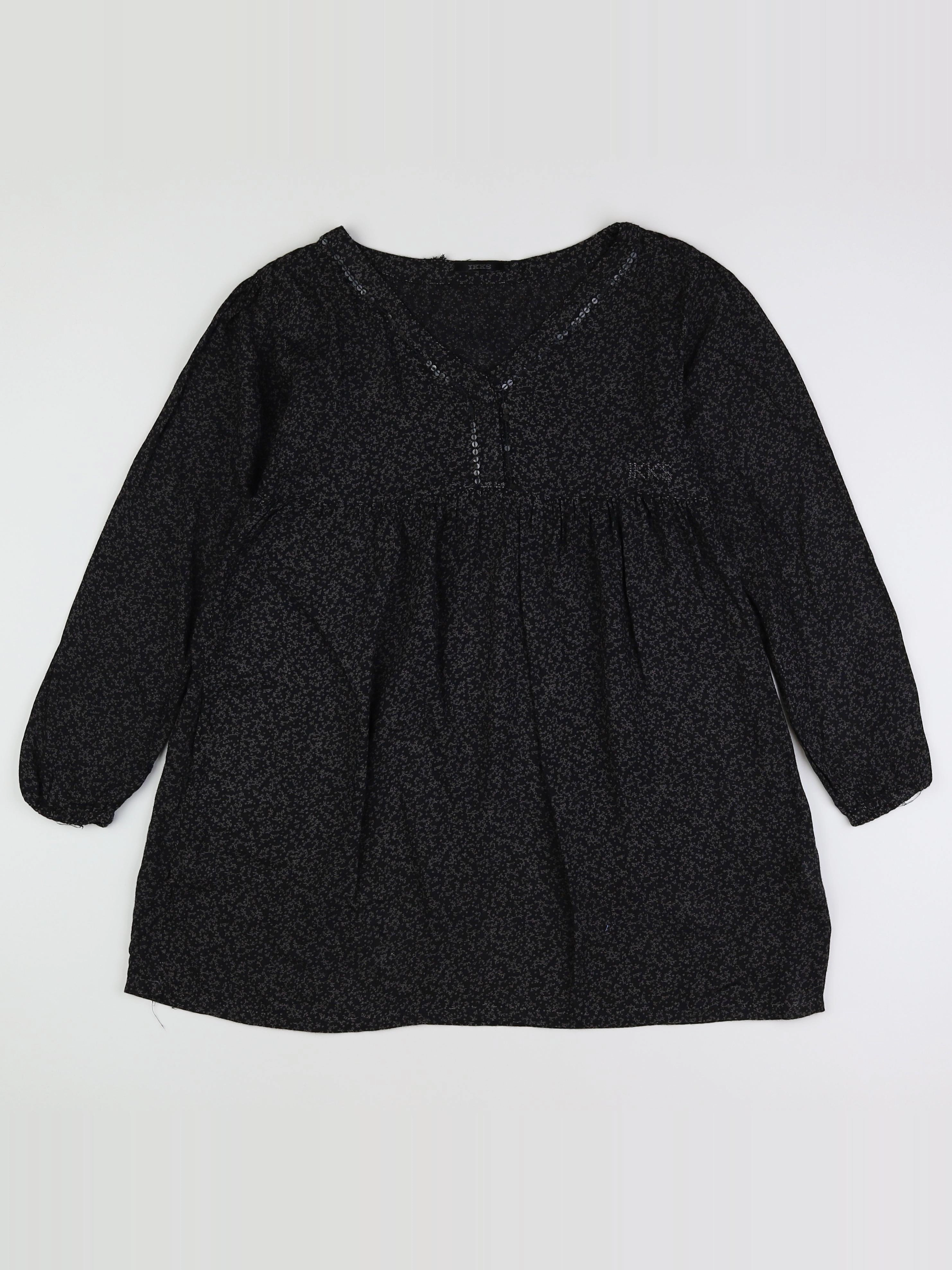 IKKS - blouse noir - 10 ans