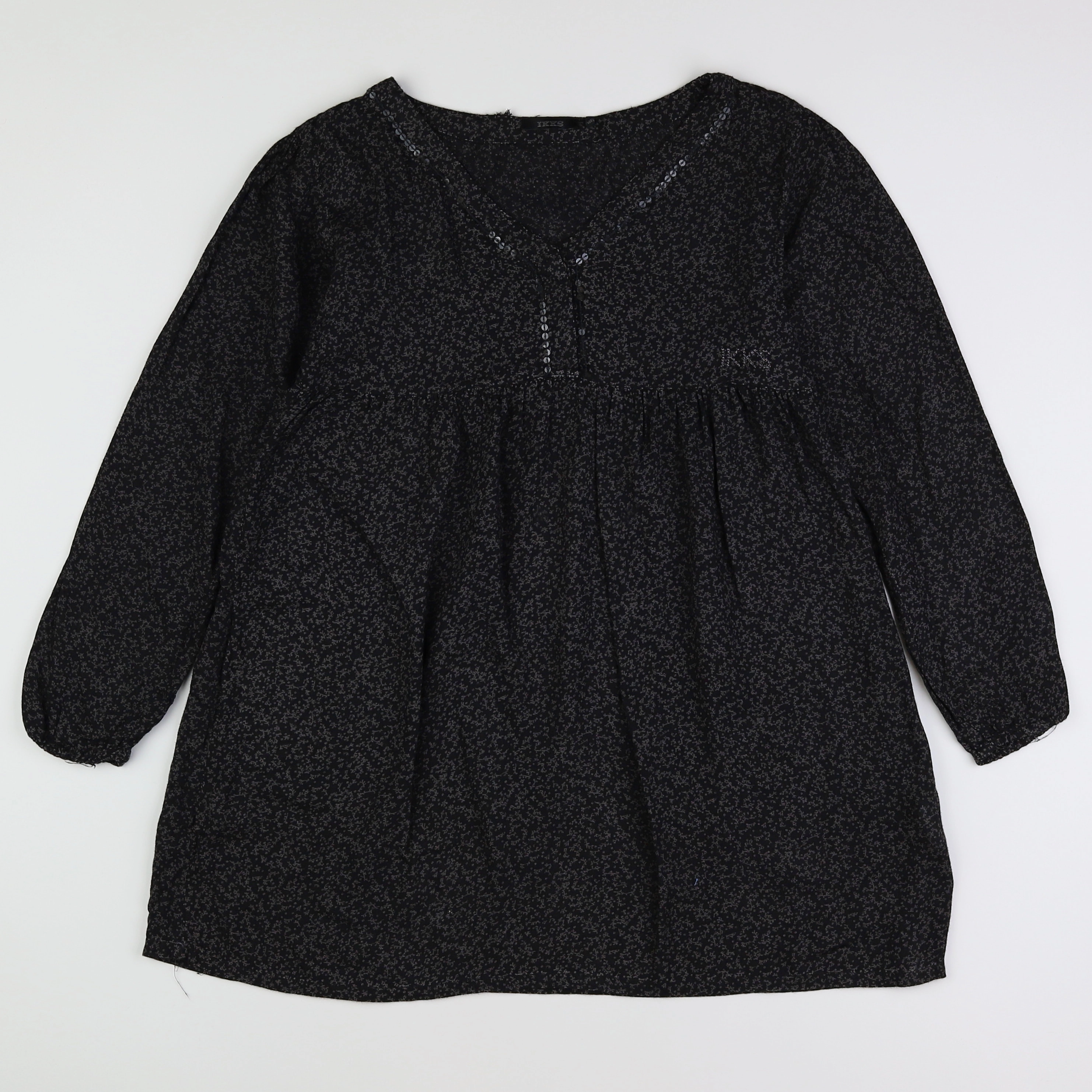 IKKS - blouse noir - 10 ans