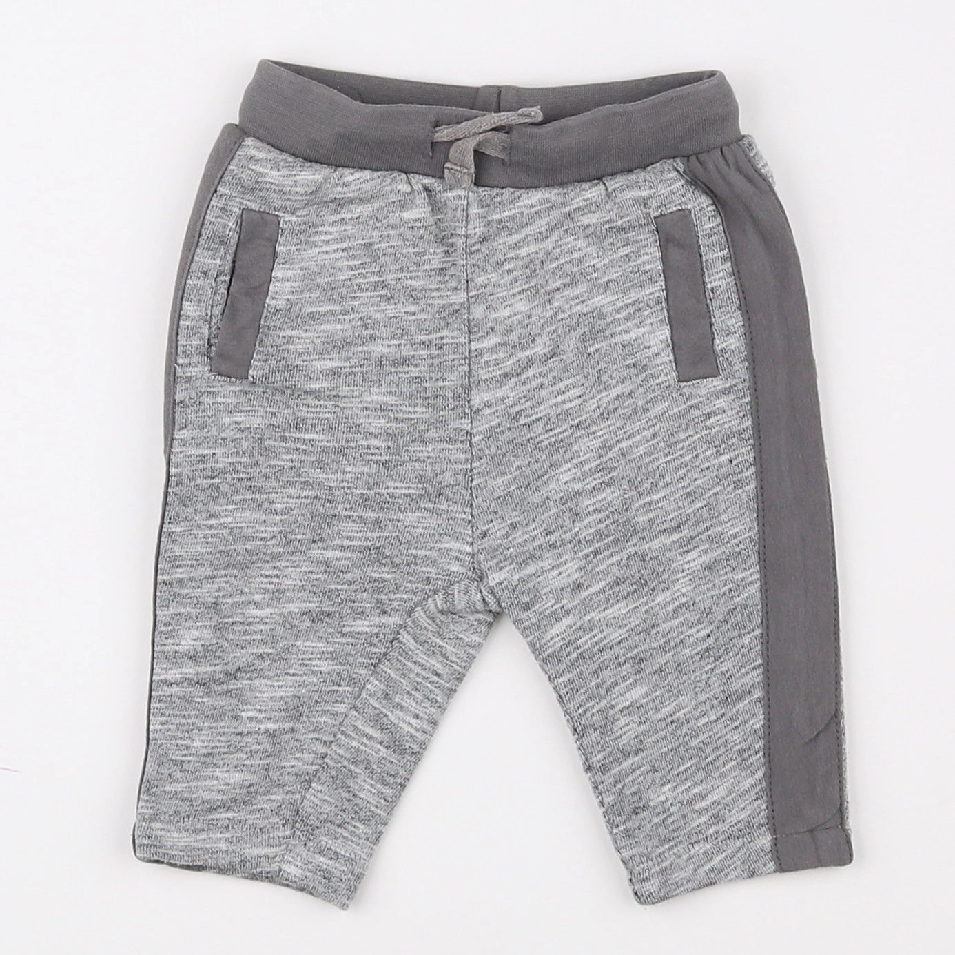 Vertbaudet - jogging doublé gris - 3 mois