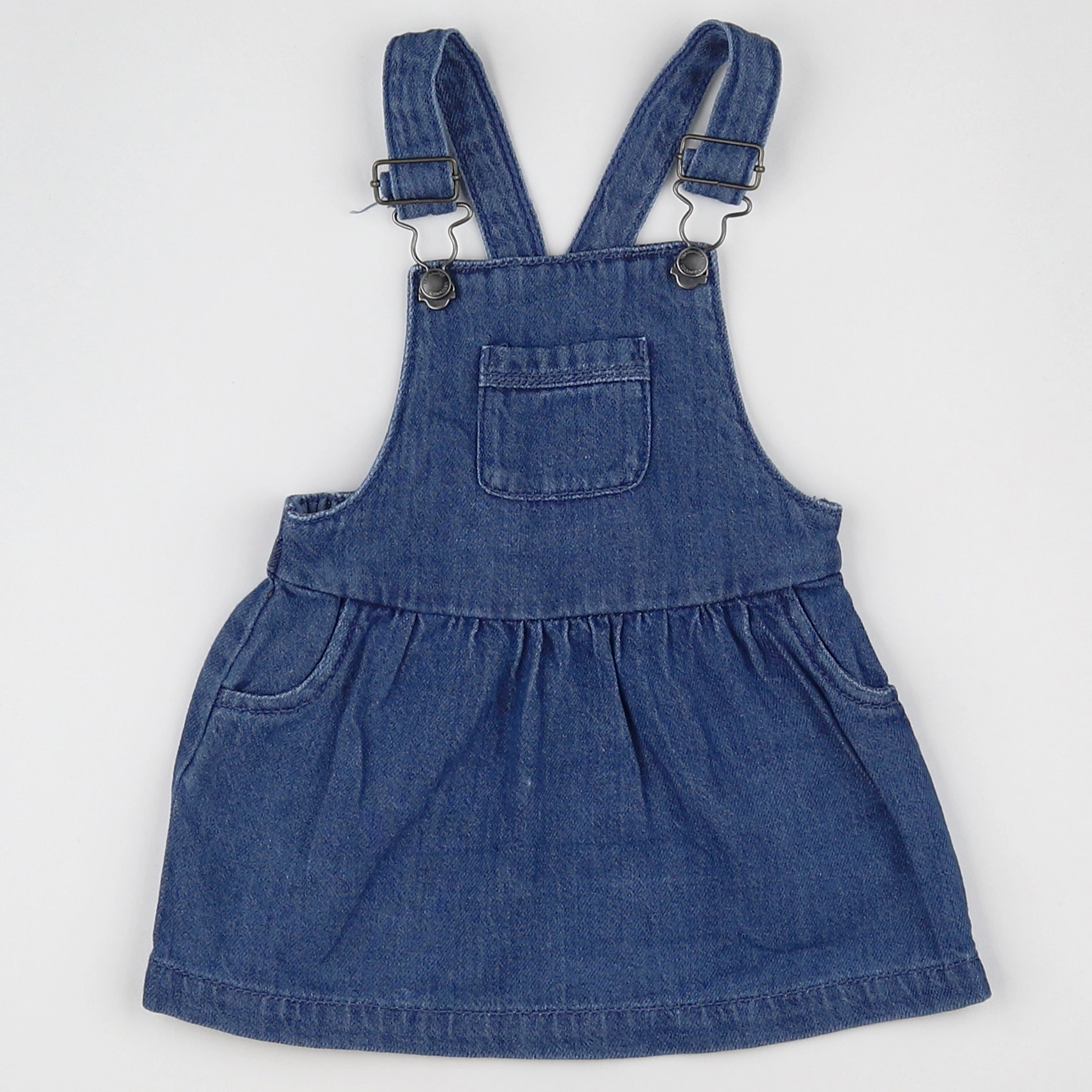 Vertbaudet - robe bleu - 12 mois