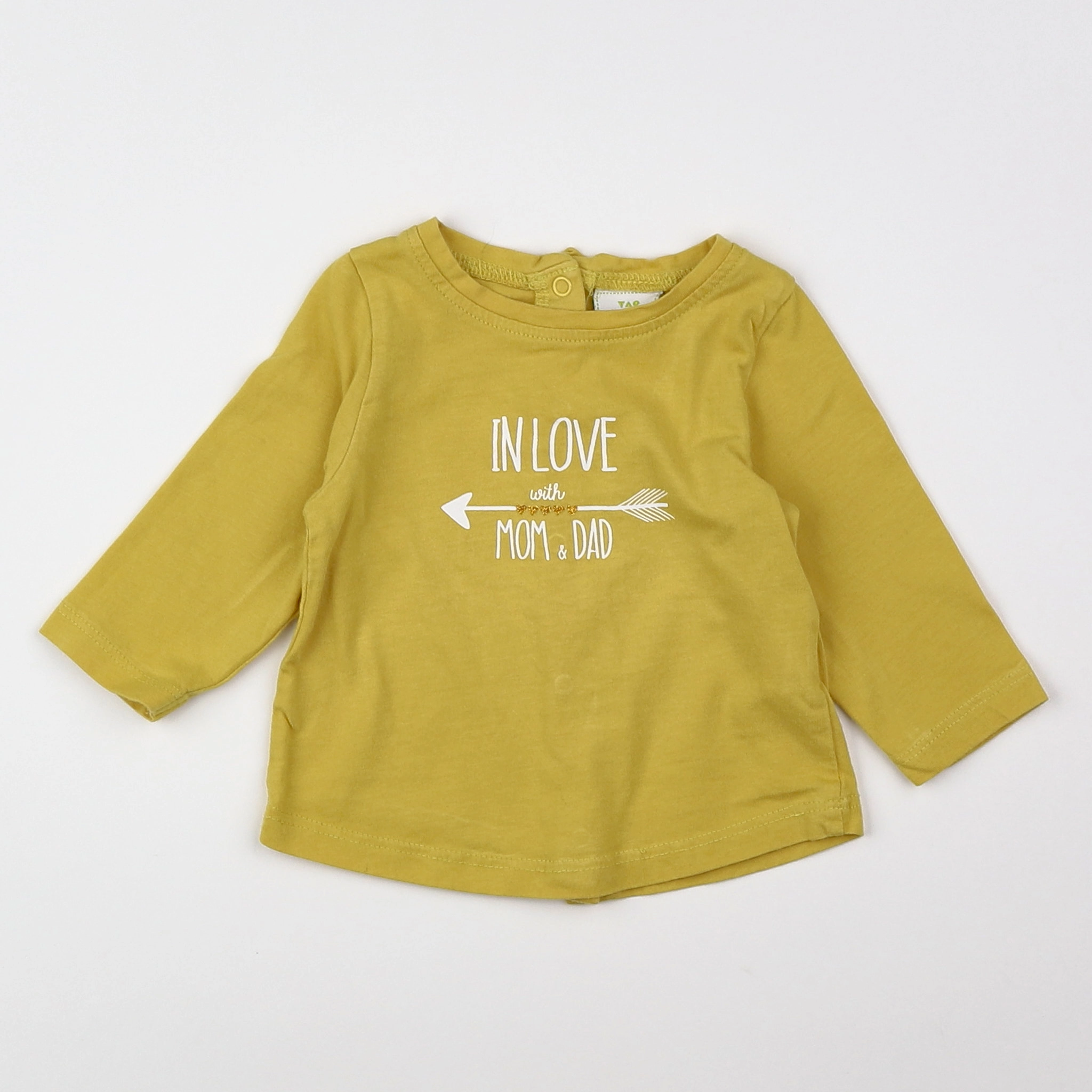 Tape à l'oeil - tee-shirt jaune - 3 mois