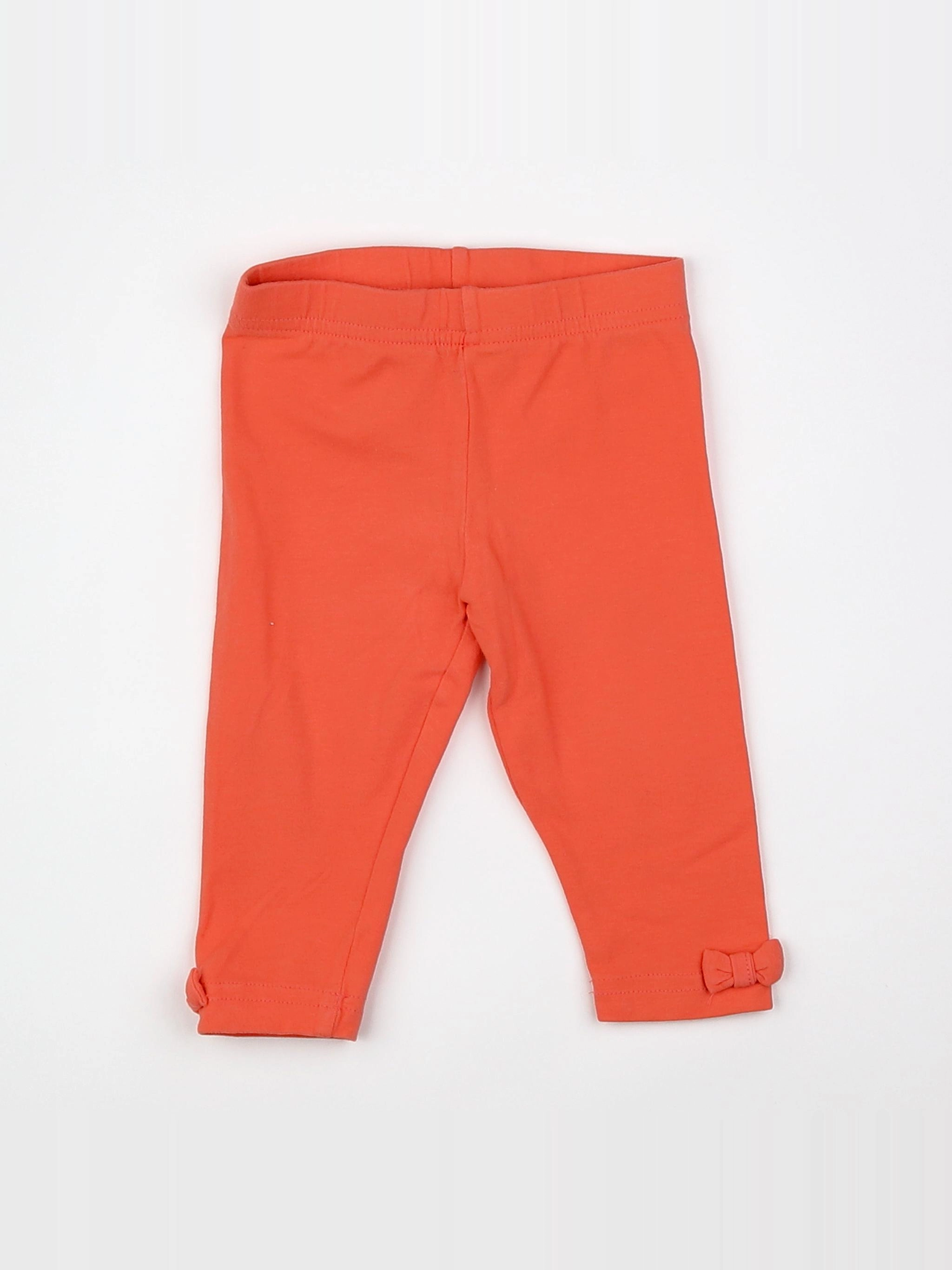 Tape à l'oeil - legging orange - 6 mois