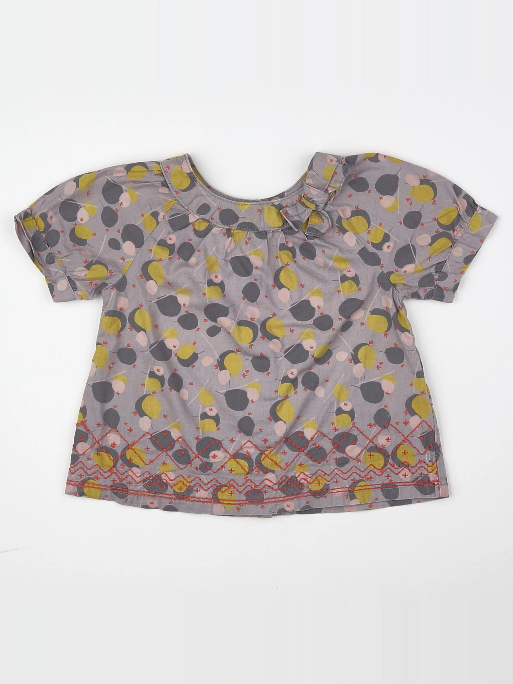 Vertbaudet - blouse multicolore - 12 mois