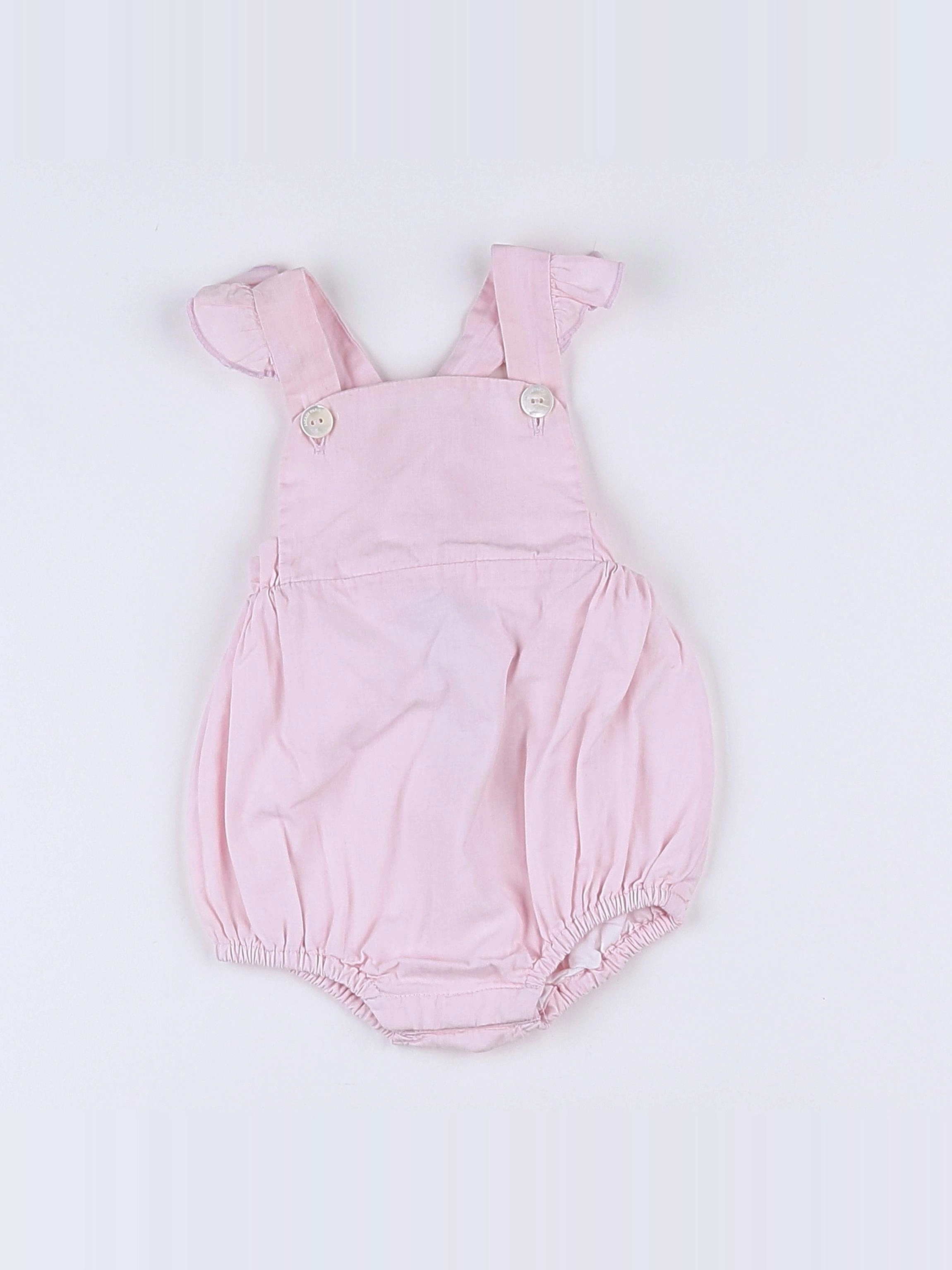Jacadi - combinaison rose - 3 mois