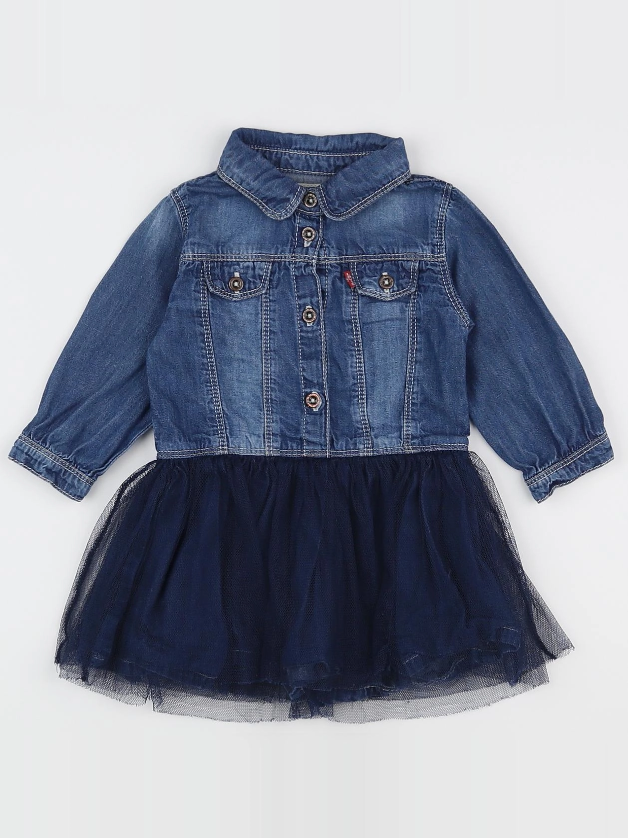 Levi's - robe bleu - 12 mois