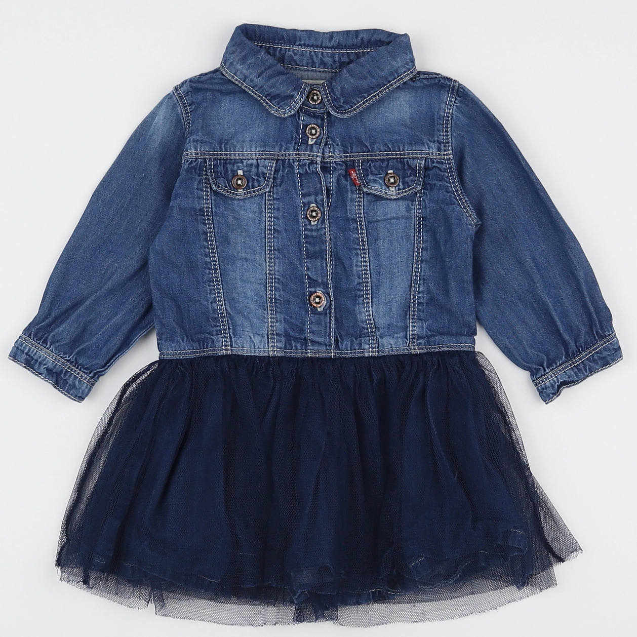 Levi's - robe bleu - 12 mois