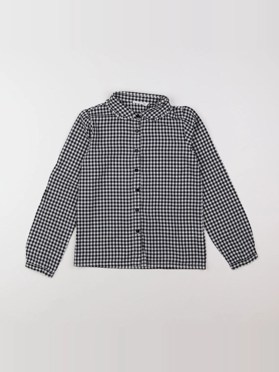 Eden & Victor - chemise blanc, noir - 8 ans