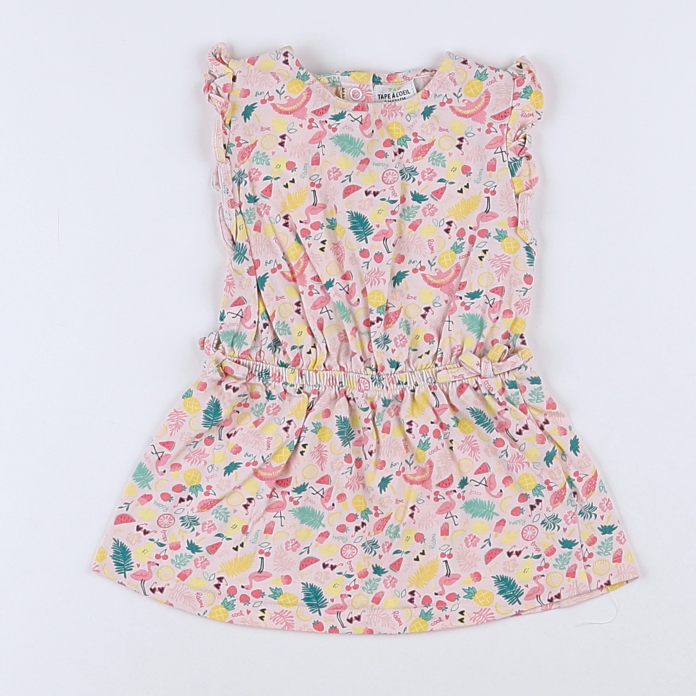 Tape à l'oeil - robe multicolore - 9 mois