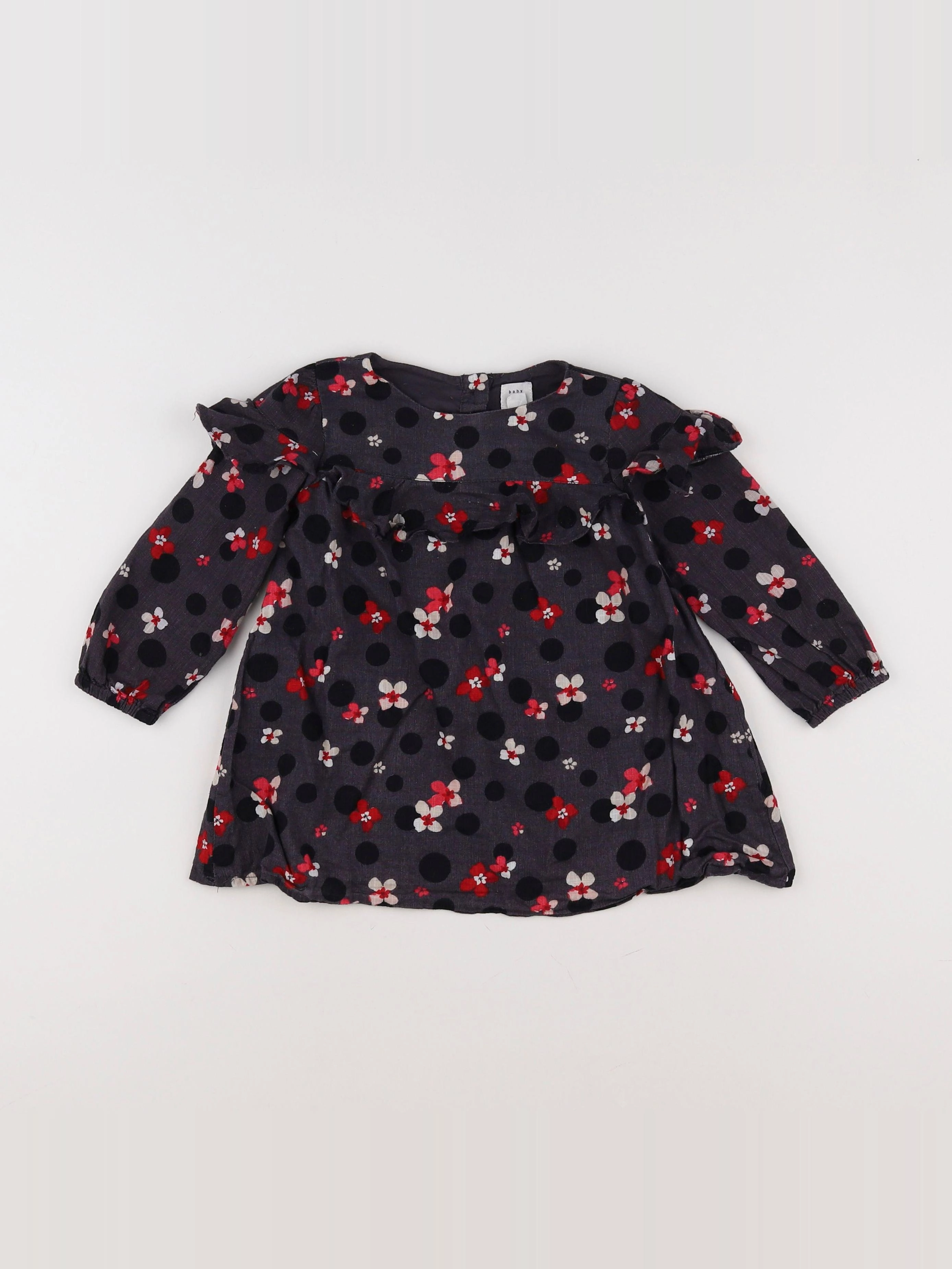 GAP - robe gris - 18 mois à 2 ans