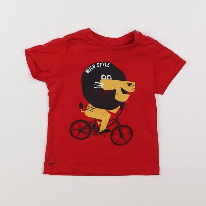 Catimini - tee-shirt rouge - 12 mois
