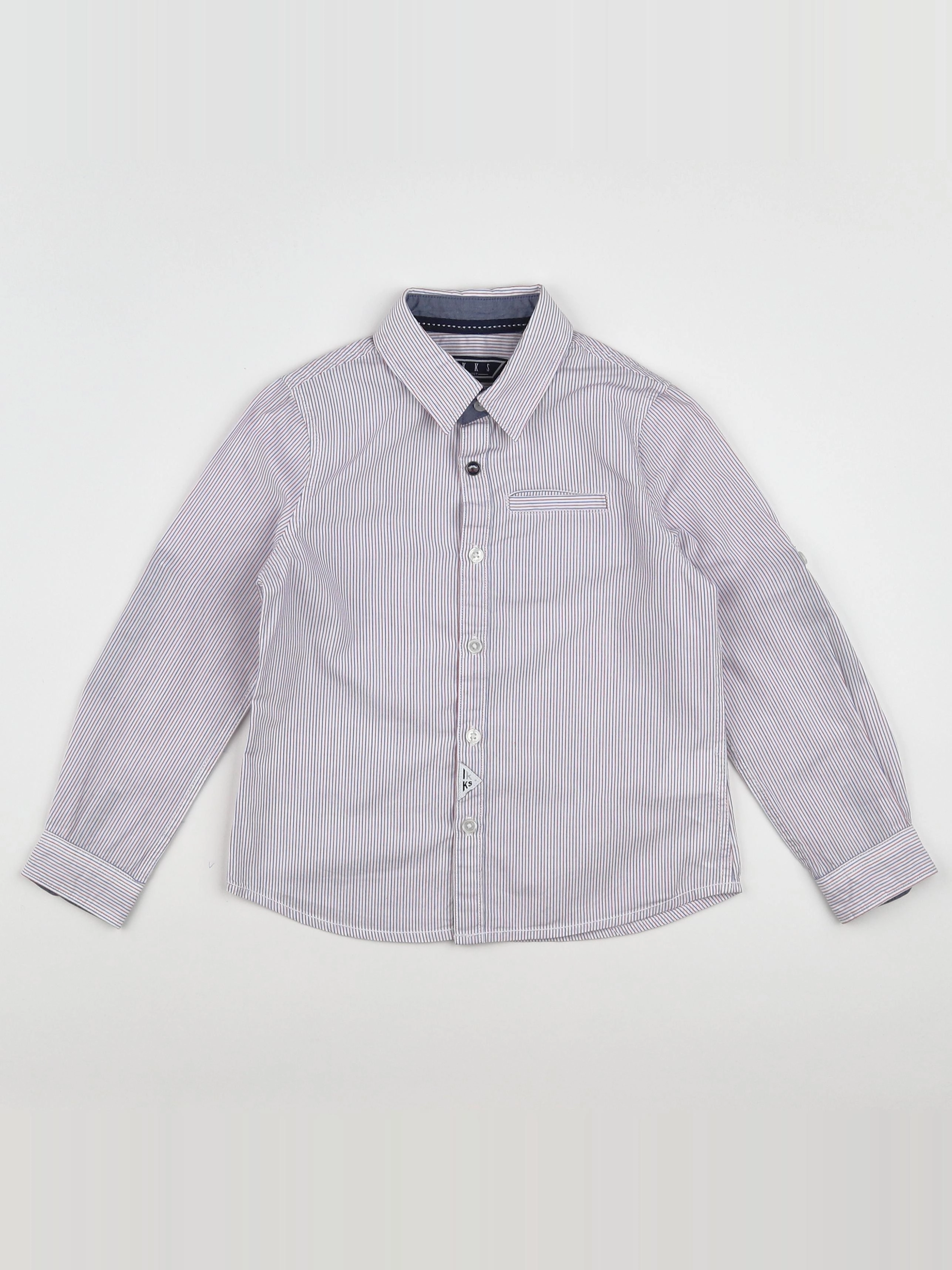 IKKS - chemise blanc, bleu - 4 ans