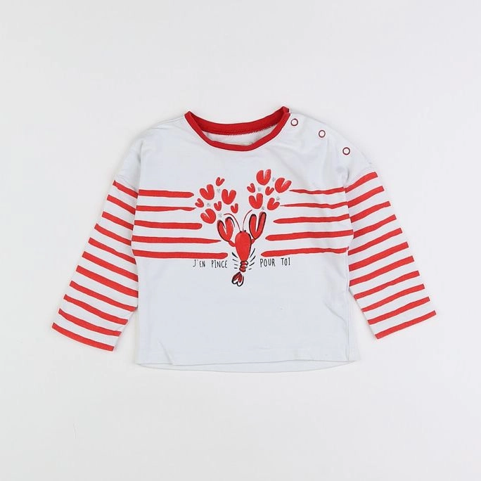 Catimini - tee-shirt blanc - 18 mois