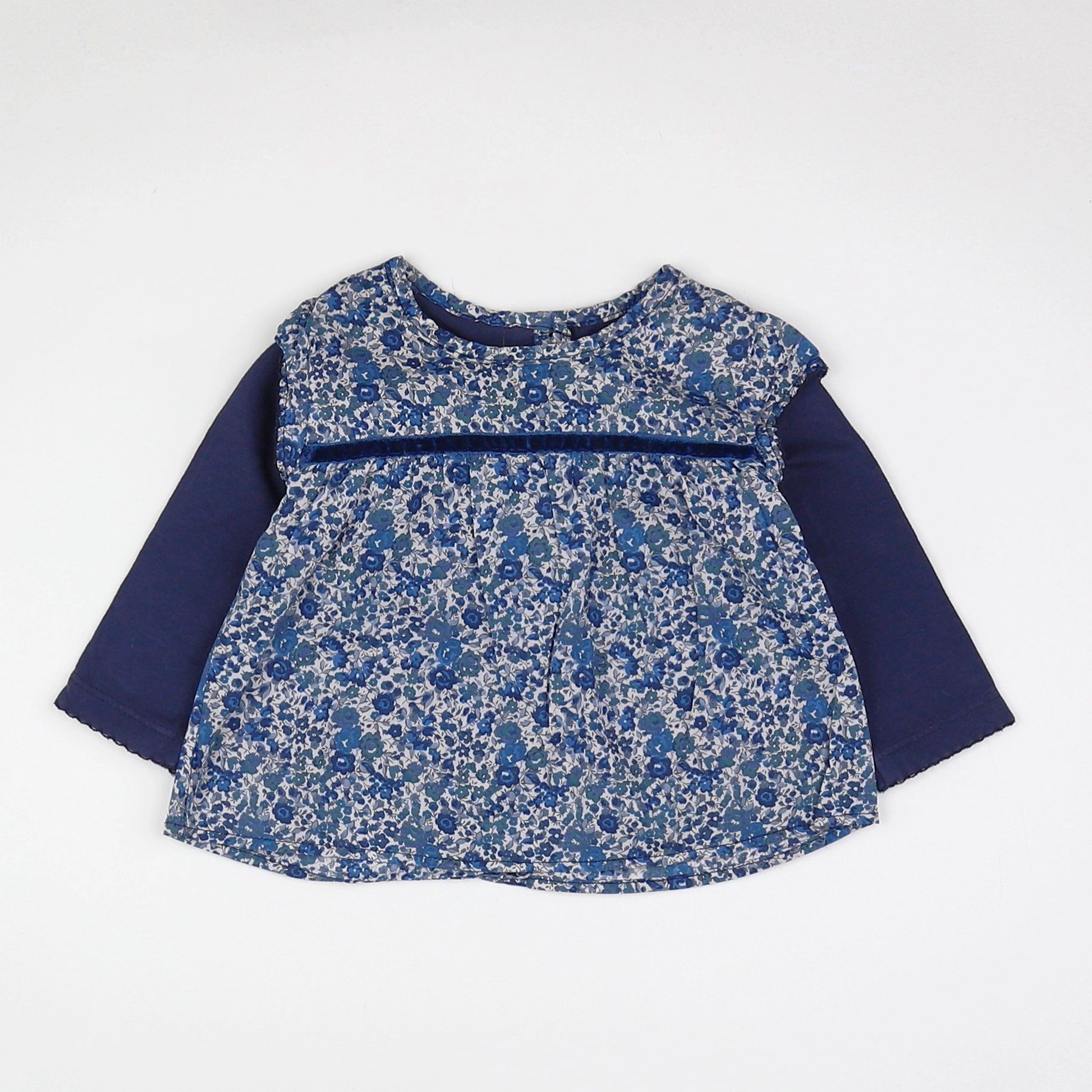 Absorba - blouse bleu - 3 mois