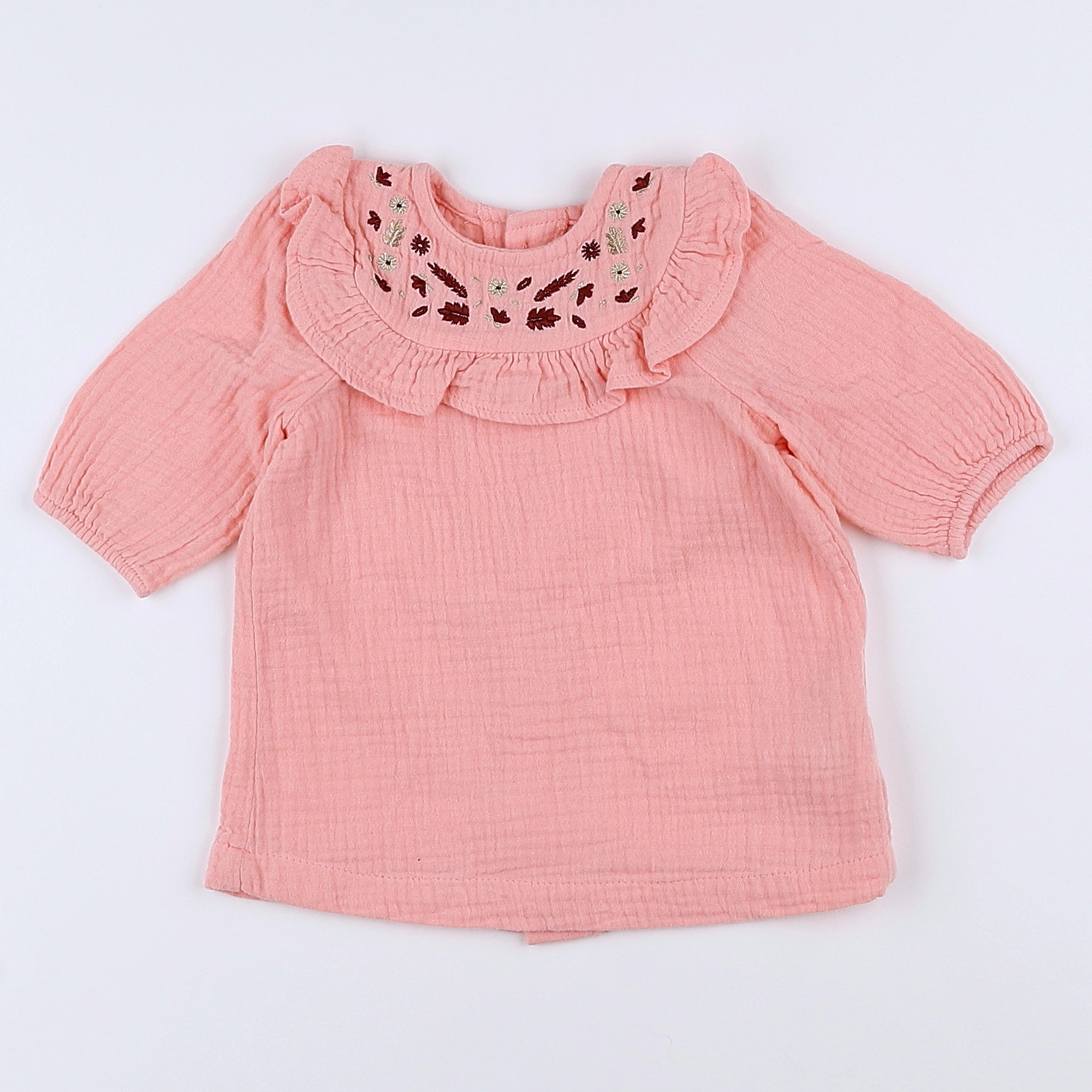 Vertbaudet - robe rose - 3 mois