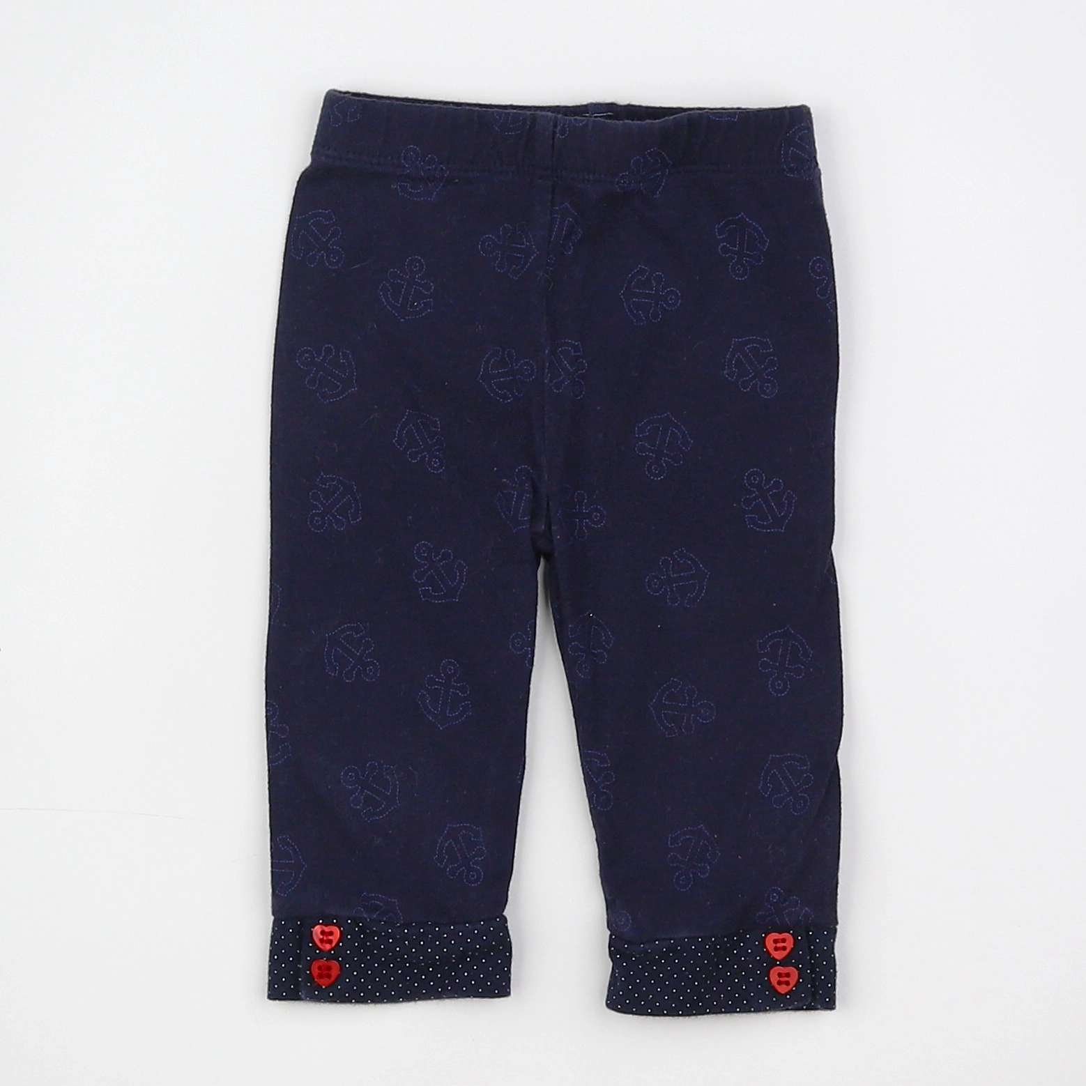 Terre de marins - legging bleu - 6 mois