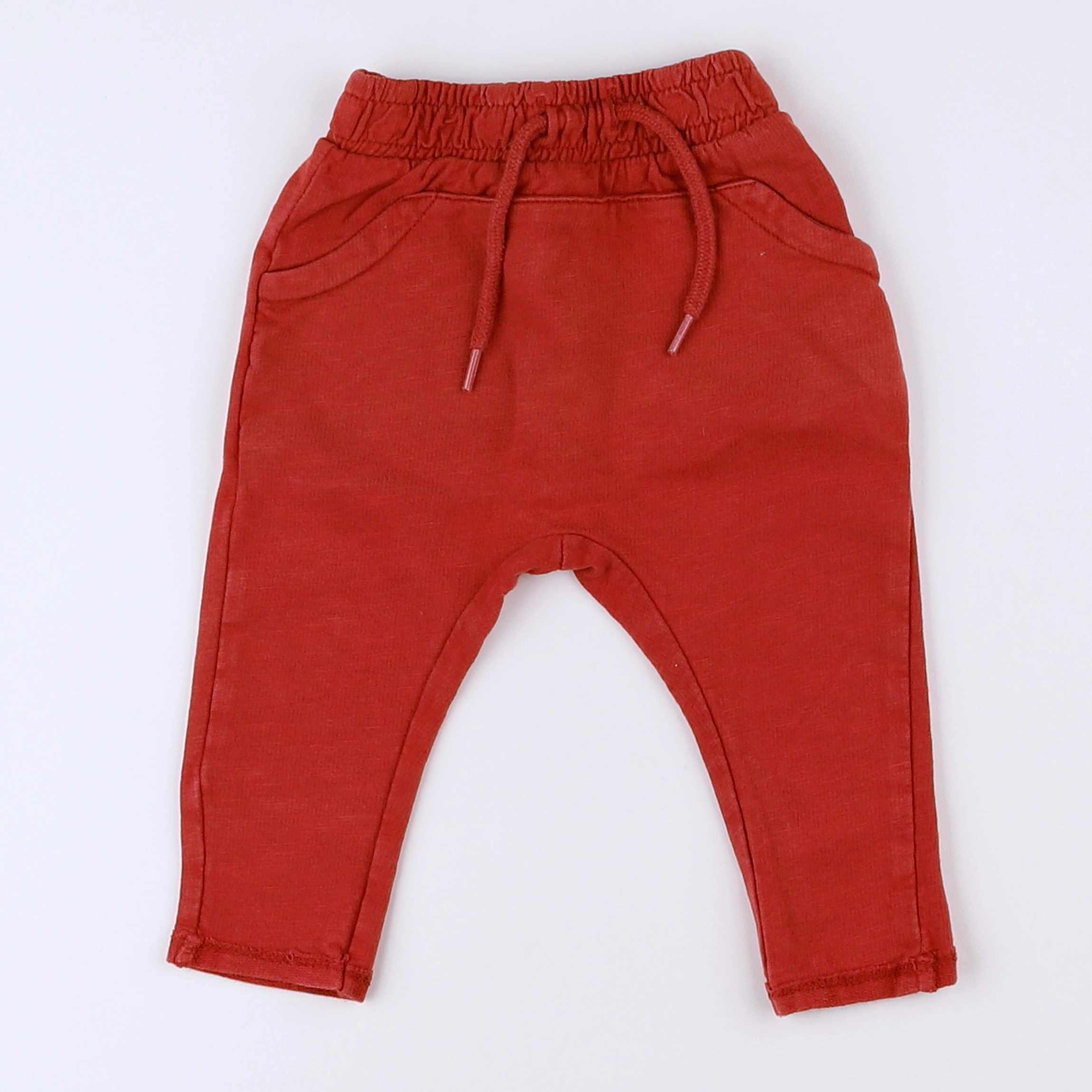 Vertbaudet - jogging rouge - 3 mois