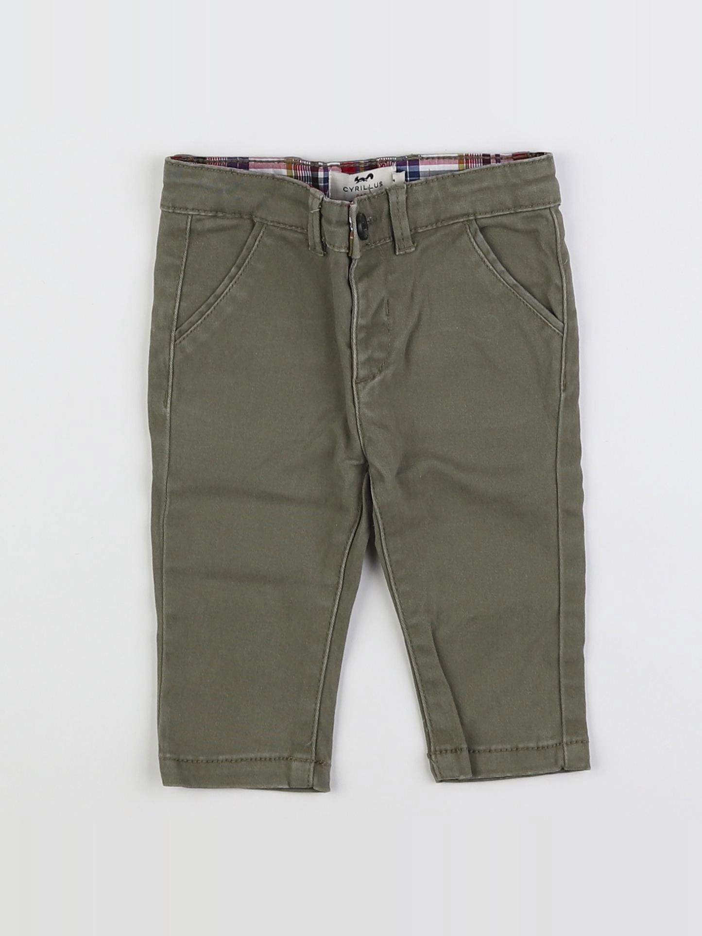Cyrillus - pantalon vert - 6 mois