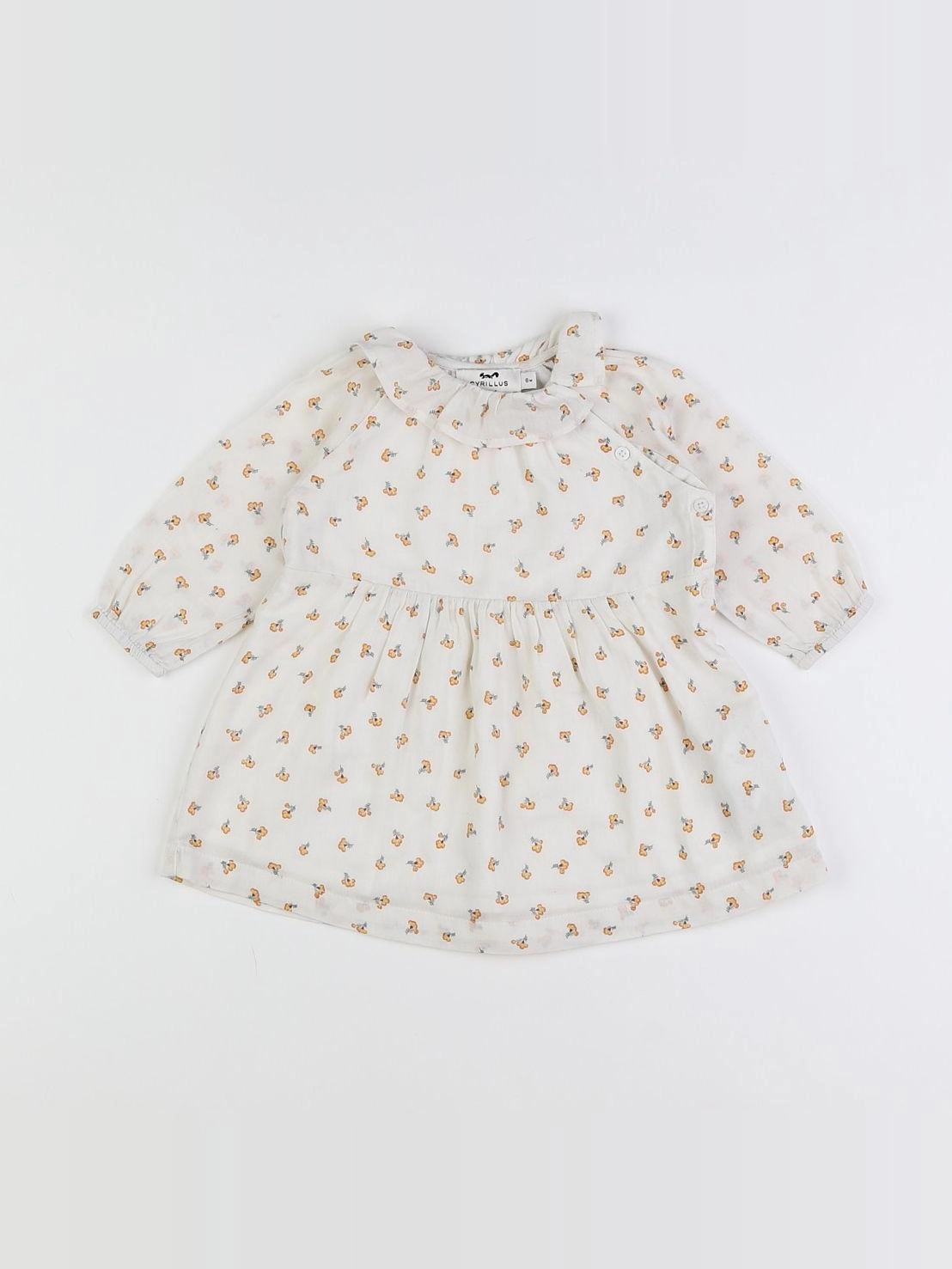 Cyrillus - robe beige - 6 mois