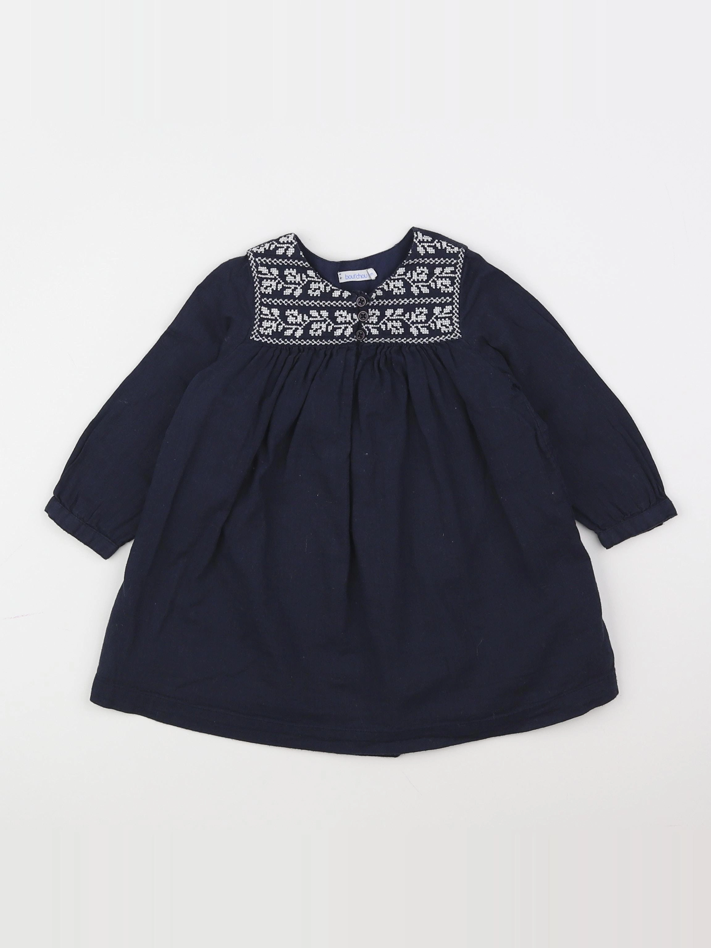 Boutchou - robe noir - 12 mois