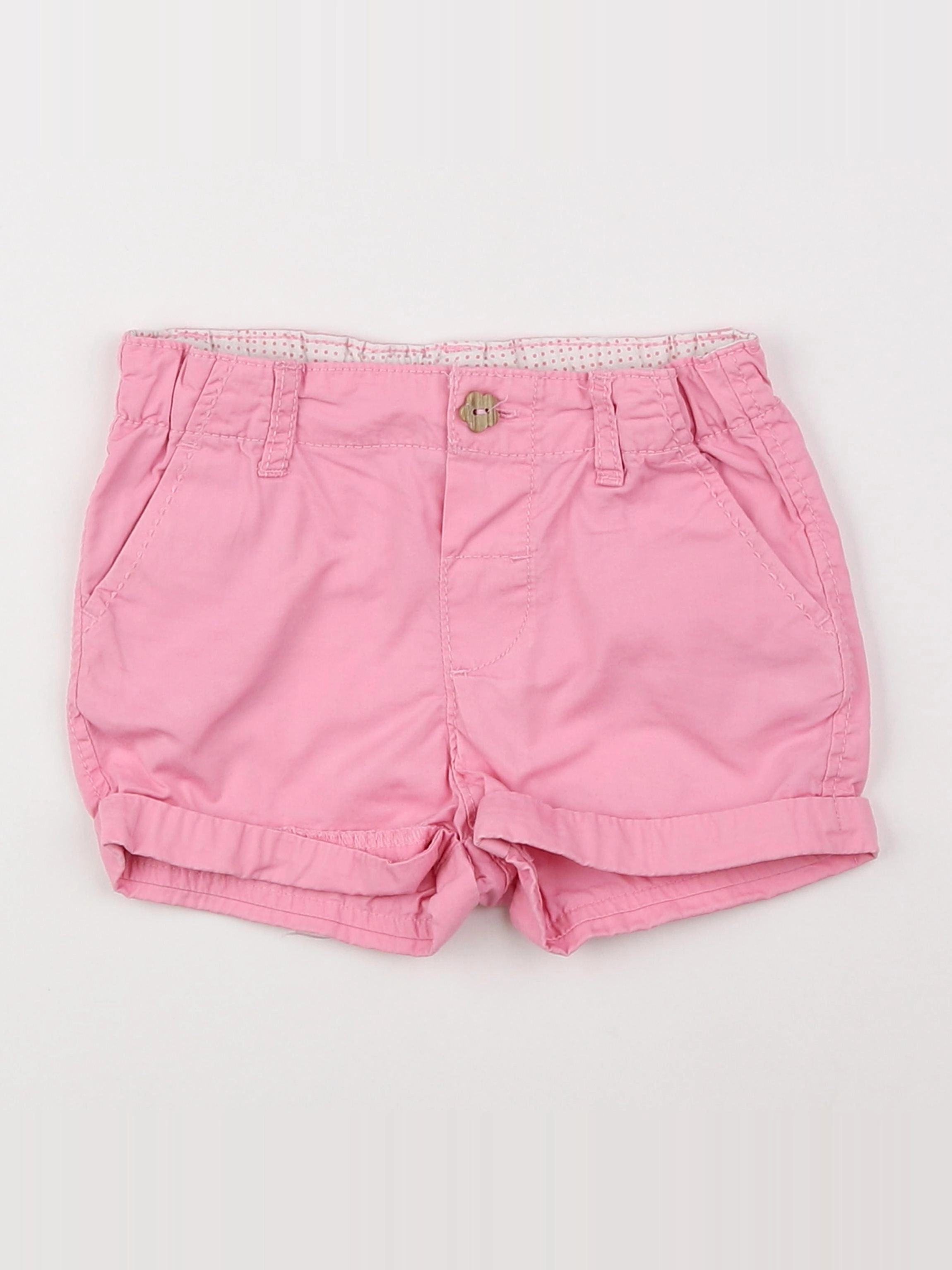 H&M - short rose - 9 mois