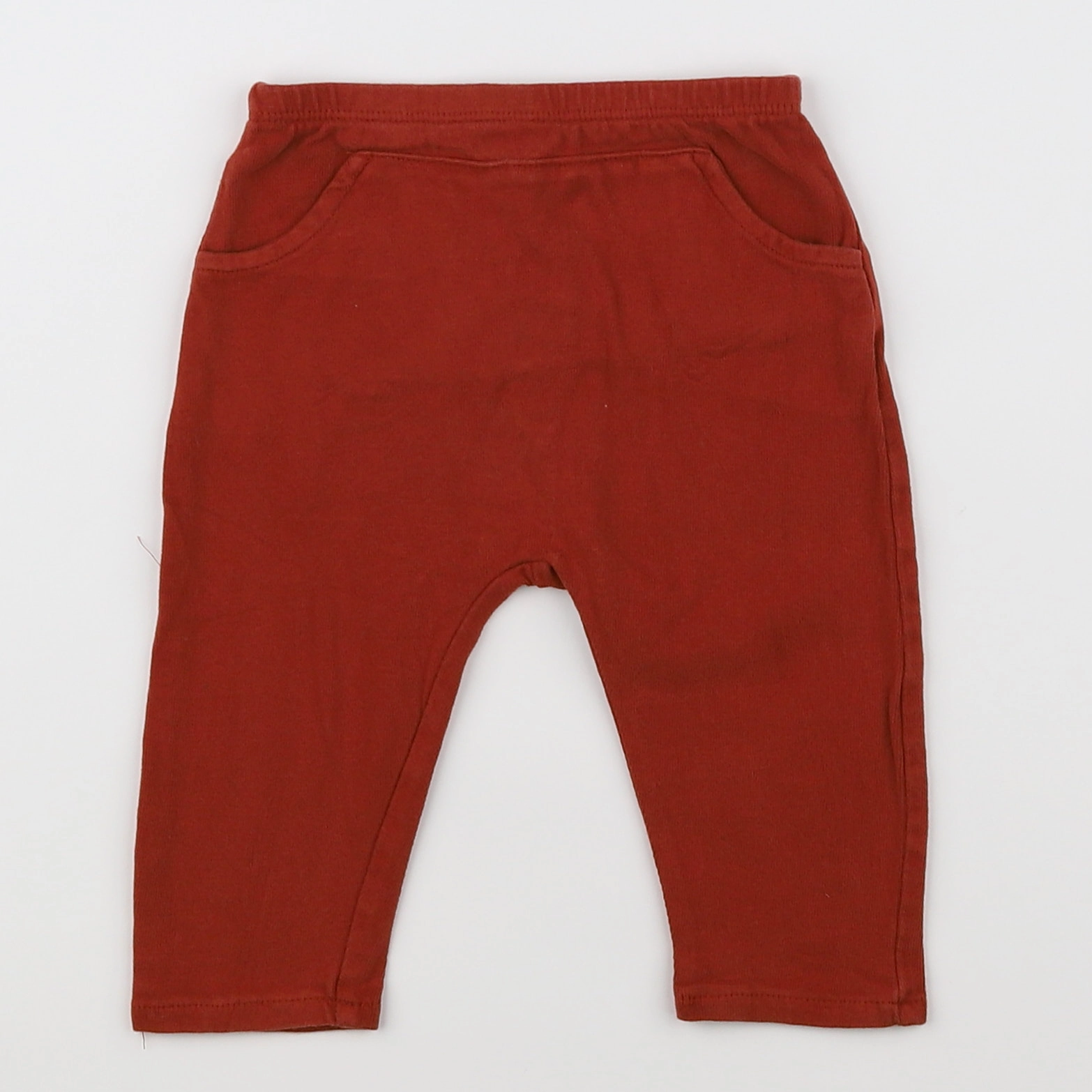 Vertbaudet - sarouel rouge - 12 mois