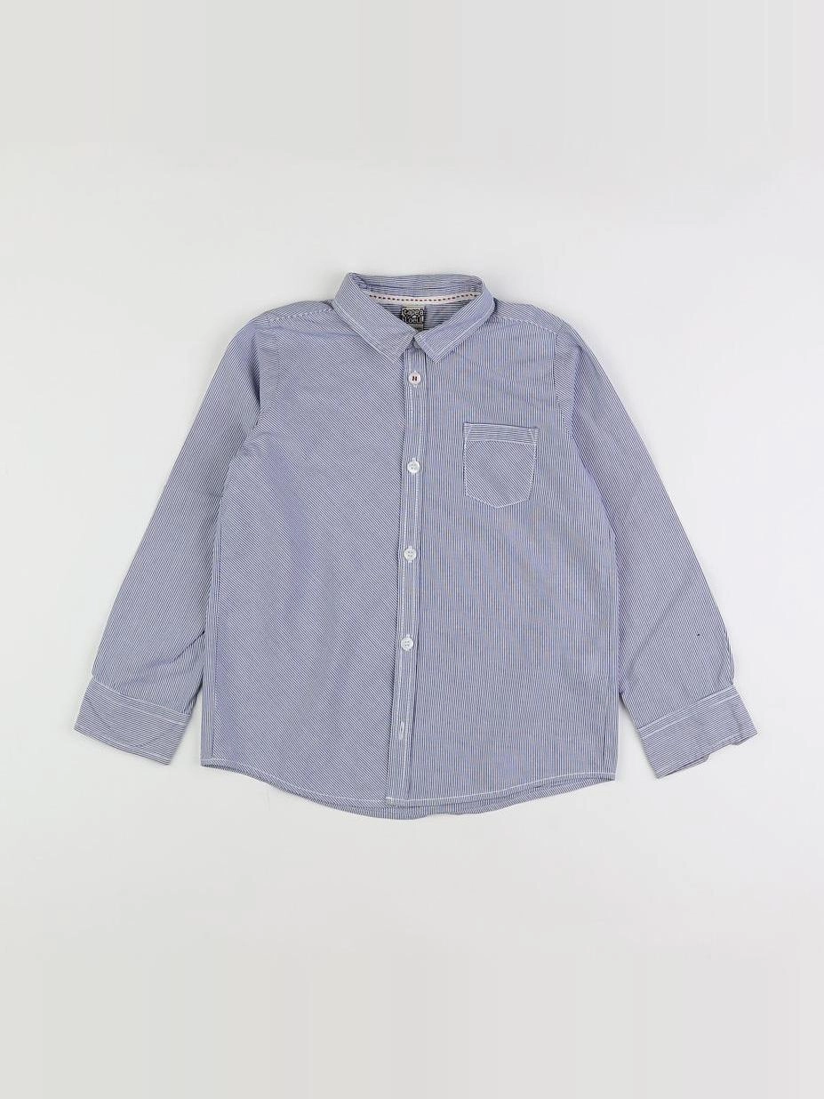 Tape à l'oeil - chemise blanc, bleu - 6 ans