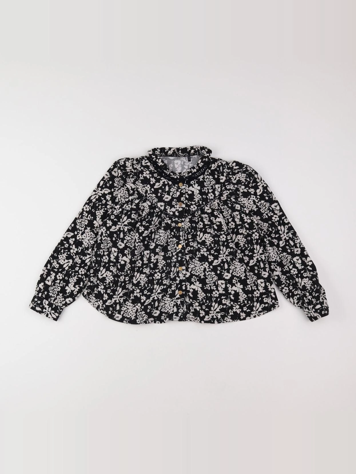 IKKS - blouse blanc, noir - 6 ans