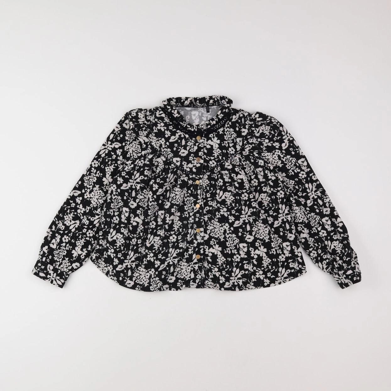 IKKS - blouse blanc, noir - 6 ans