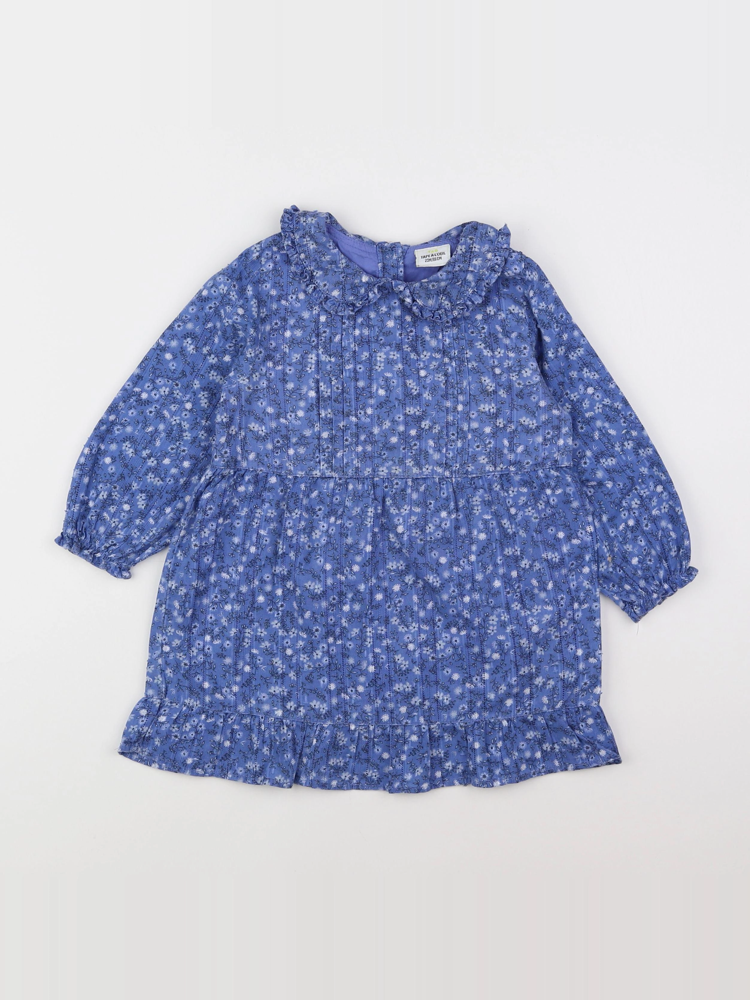 Tape à l'oeil - robe bleu - 2 ans