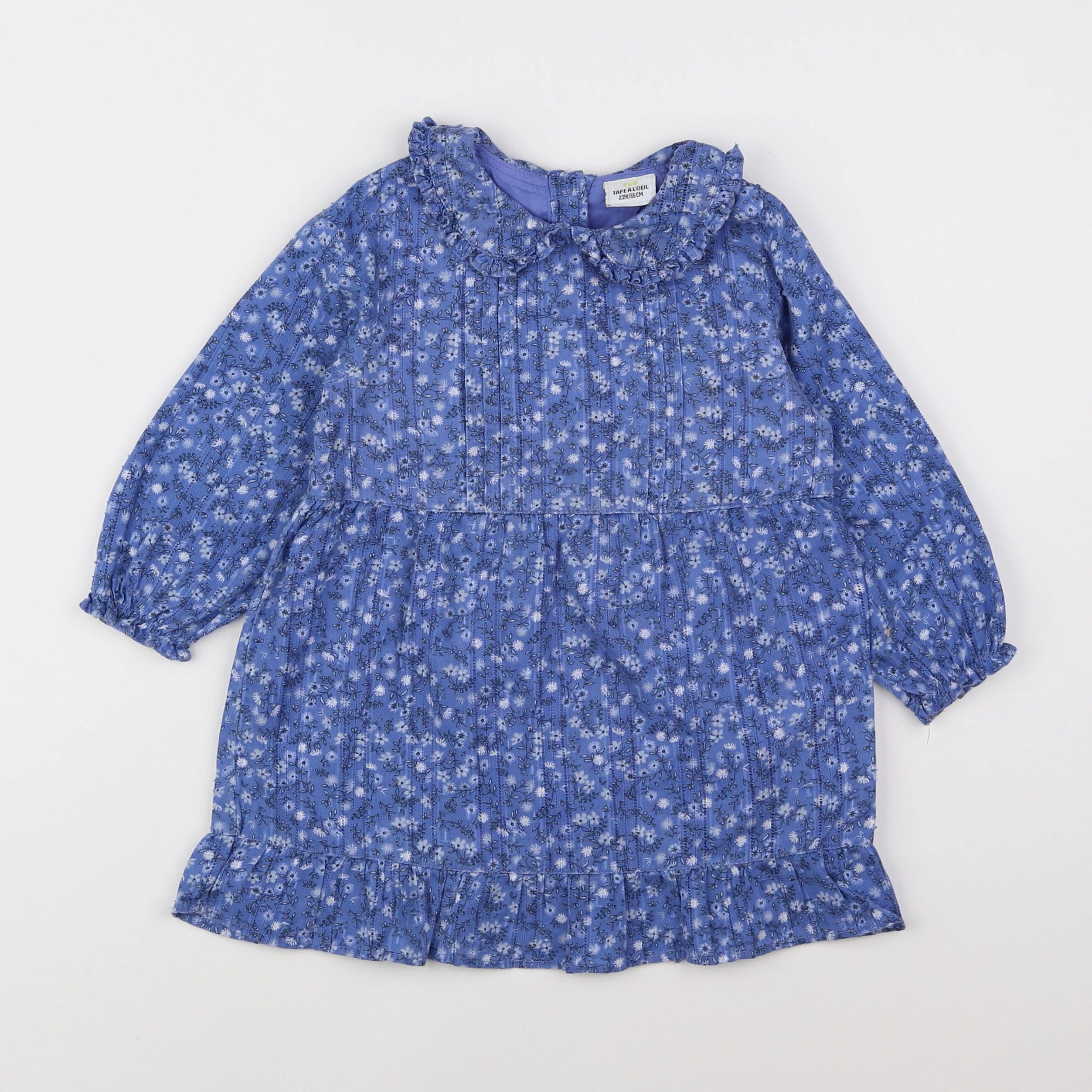 Tape à l'oeil - robe bleu - 2 ans