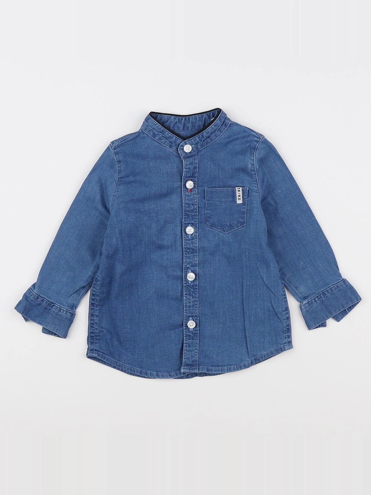 IKKS - chemise bleu - 6 mois