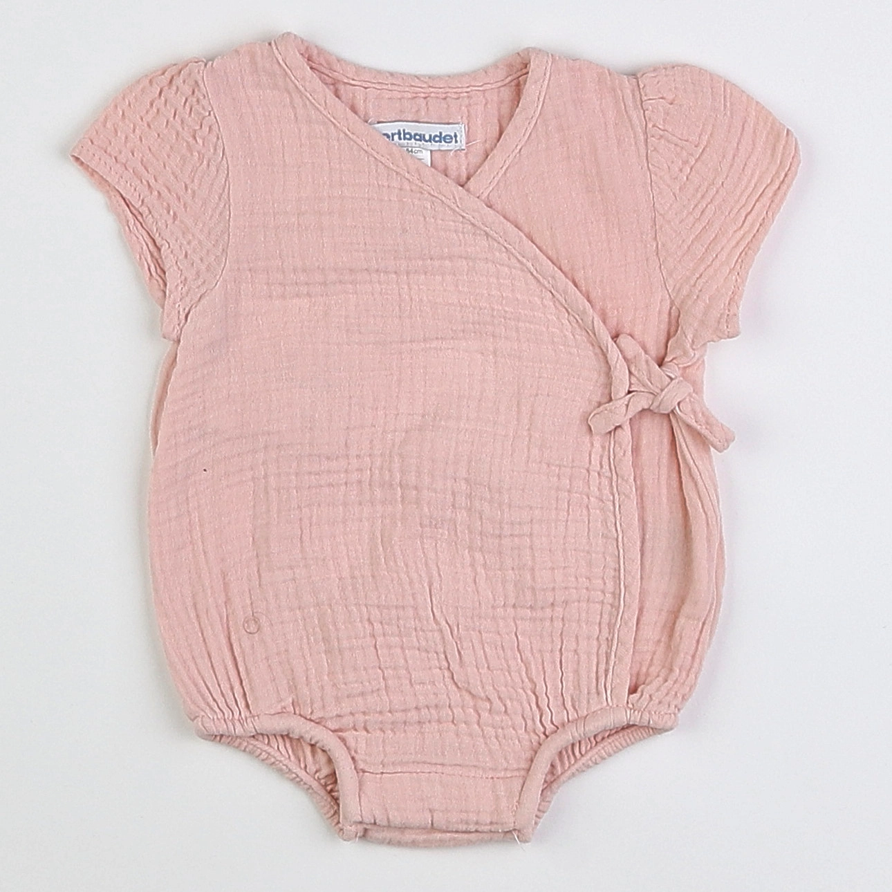 Vertbaudet - combinaison rose - 1 mois
