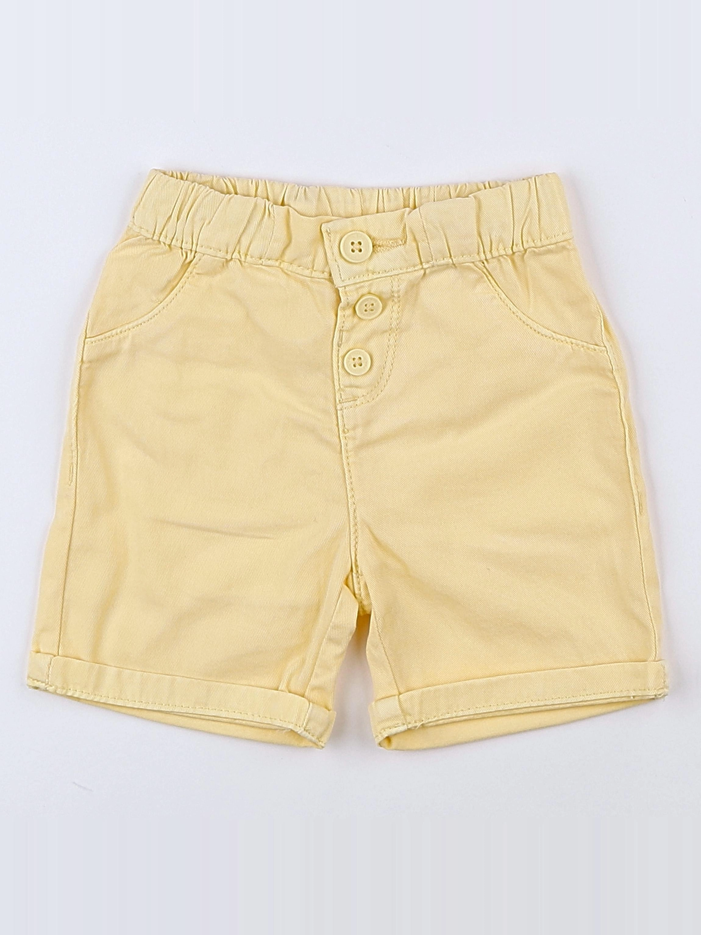 Tape à l'oeil - short jaune - 12 mois