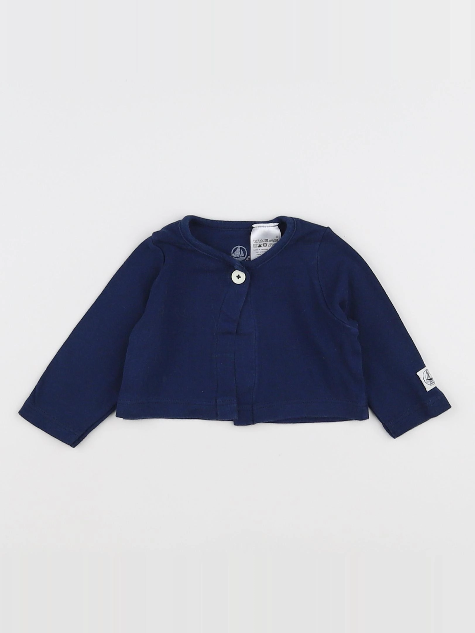 Petit Bateau - tee-shirt bleu - 3 mois