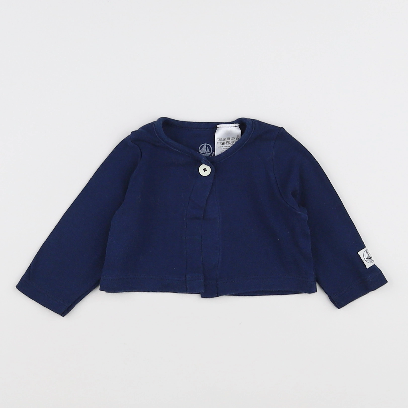 Petit Bateau - tee-shirt bleu - 3 mois