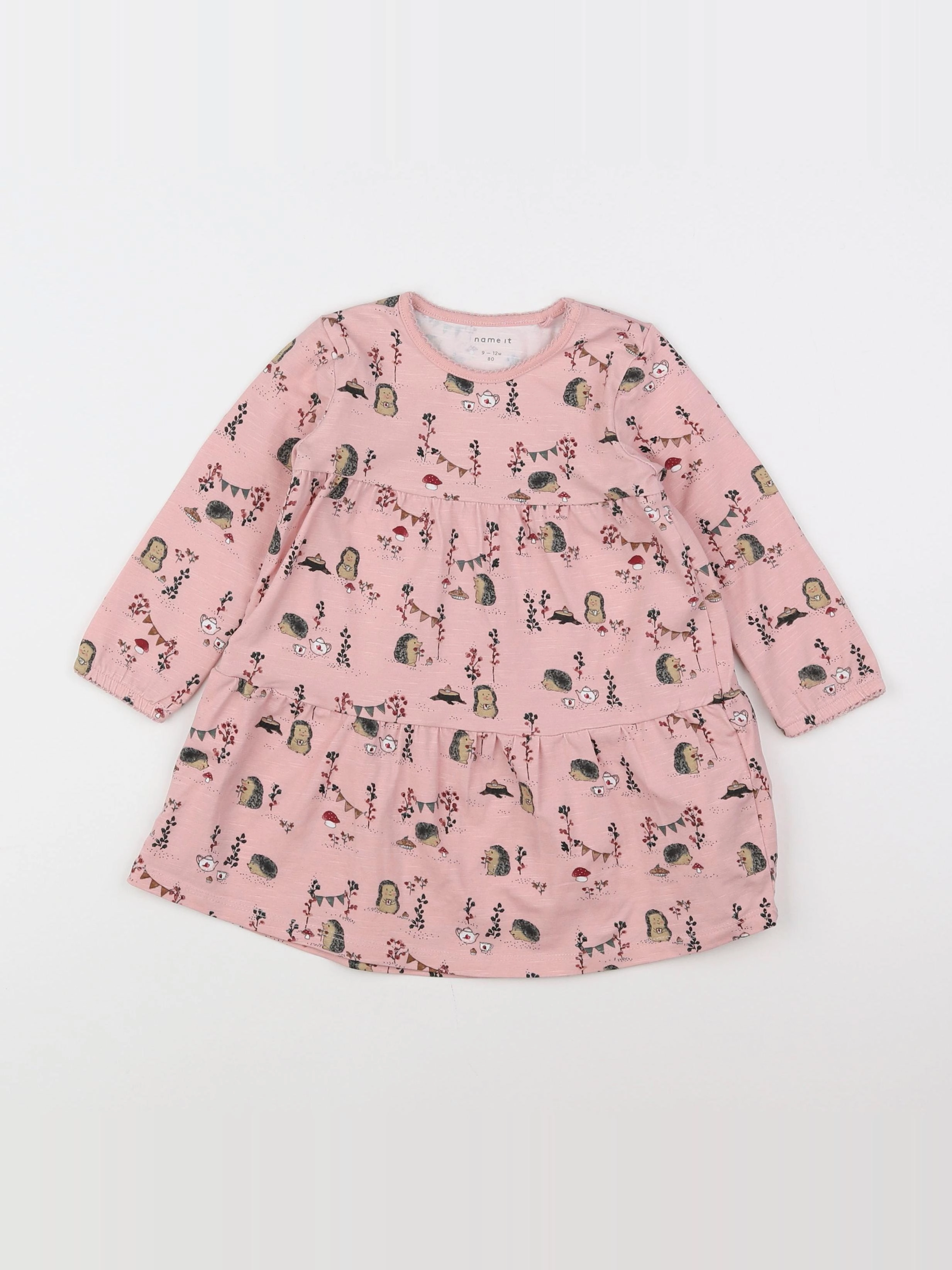 Name it - robe rose - 9/12 mois