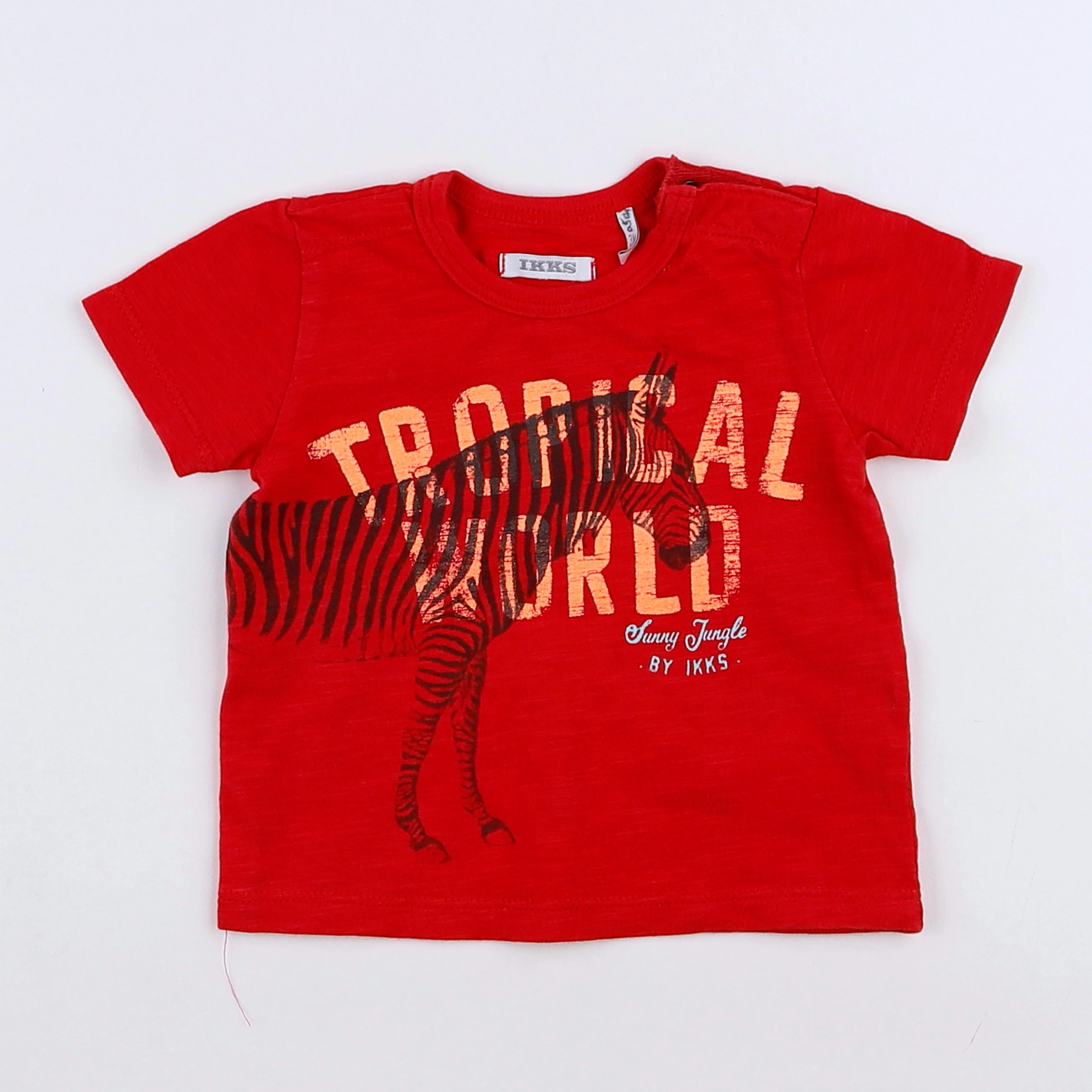 IKKS - tee-shirt rouge - 3 mois