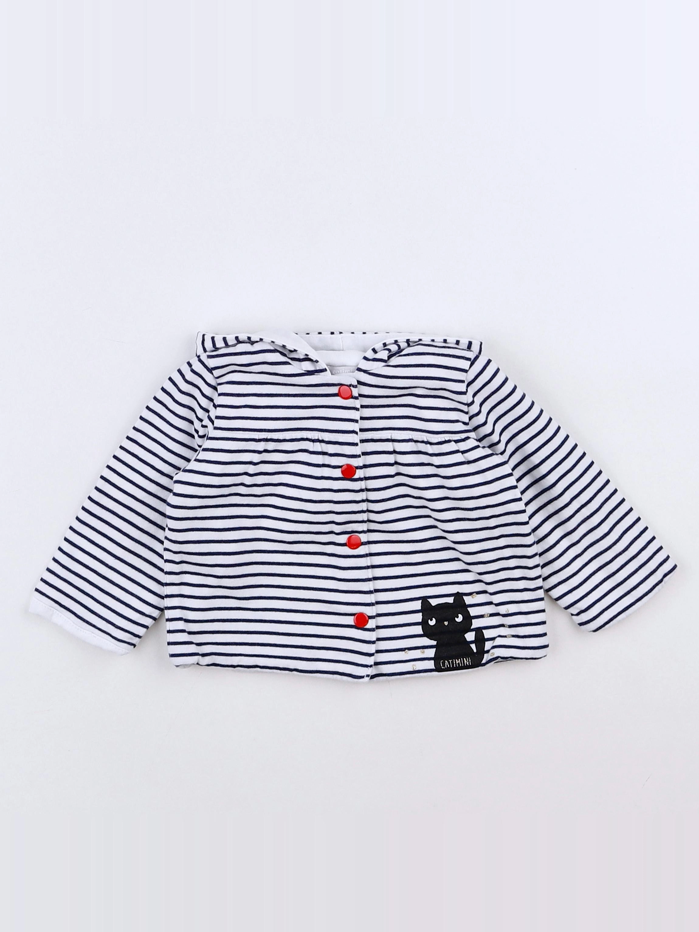 Catimini - sweat bleu - 3 mois